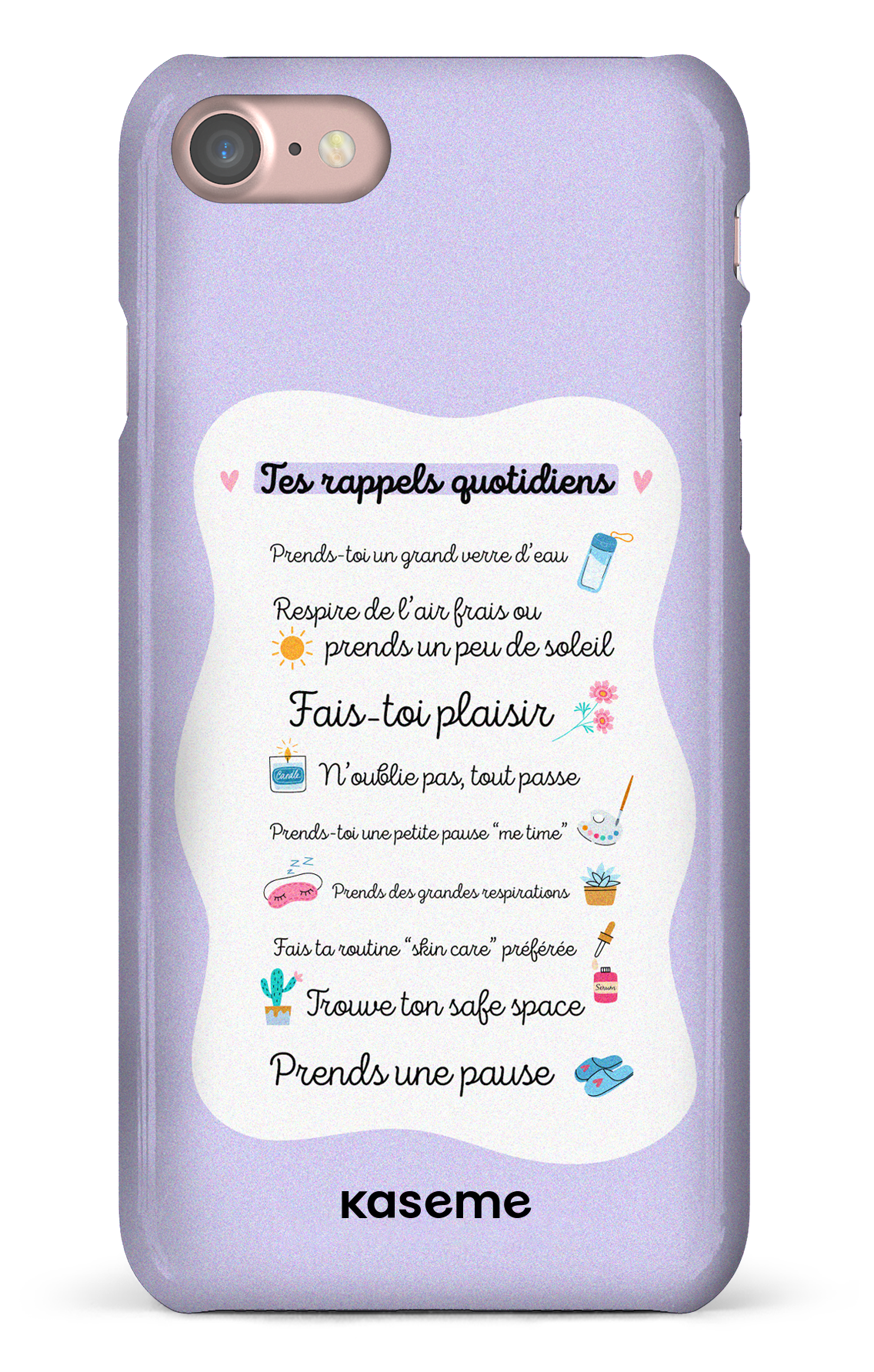 Tes rappels quotidiens purple - iPhone 7