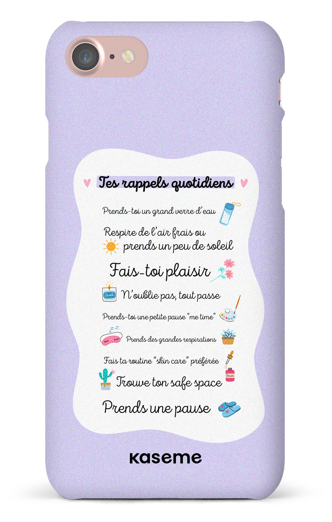 Tes rappels quotidiens purple - iPhone 7