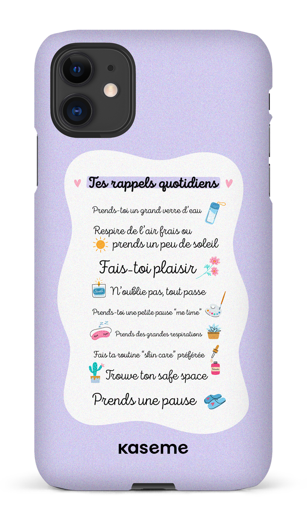 Tes rappels quotidiens purple - iPhone 11