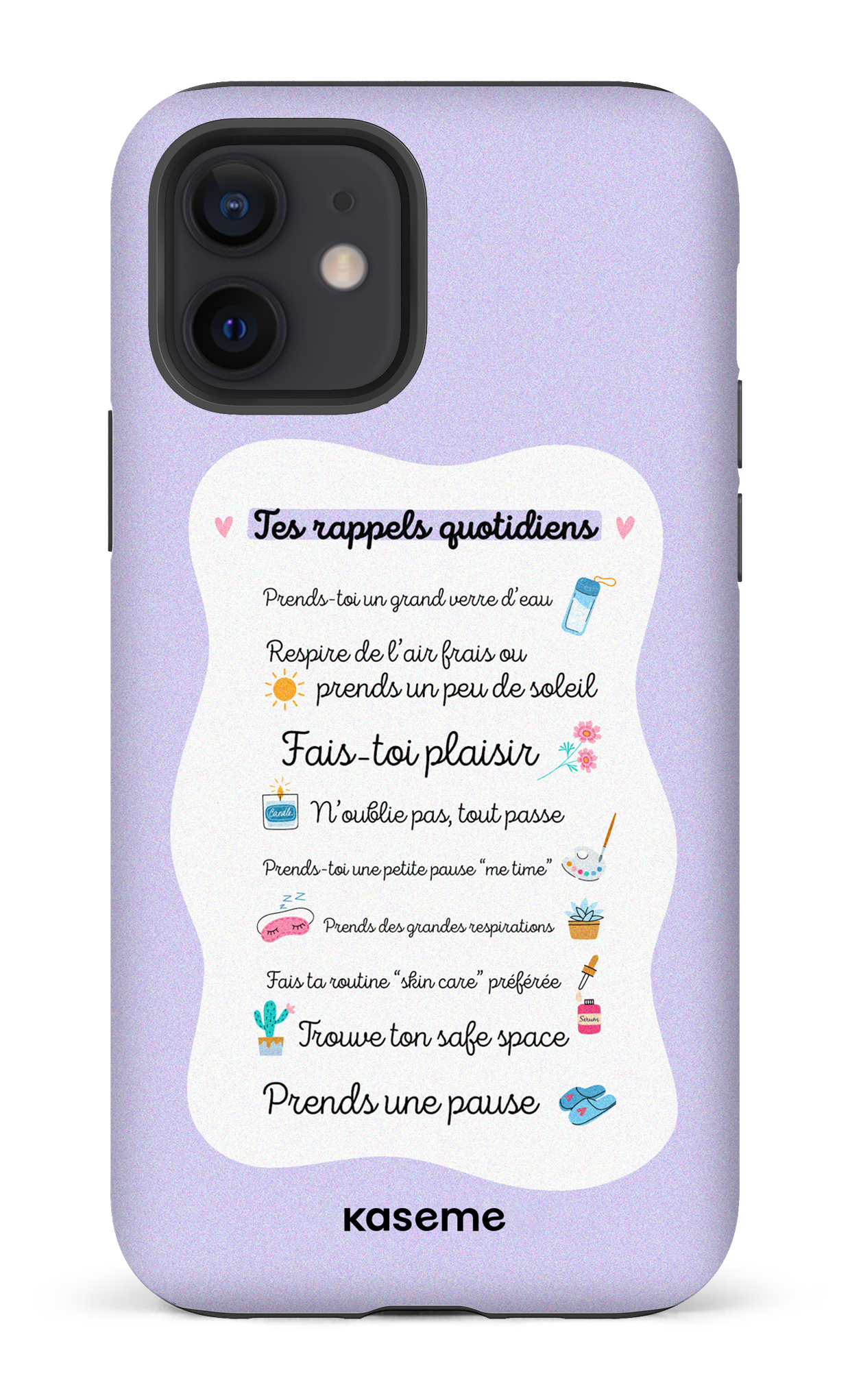 Tes rappels quotidiens purple - iPhone 12