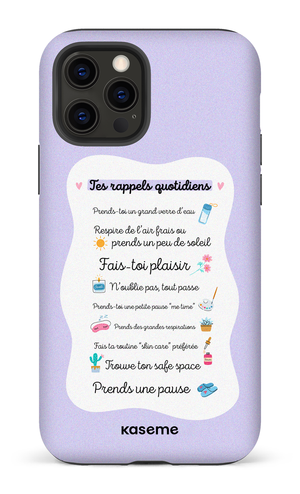 Tes rappels quotidiens purple - iPhone 12 Pro