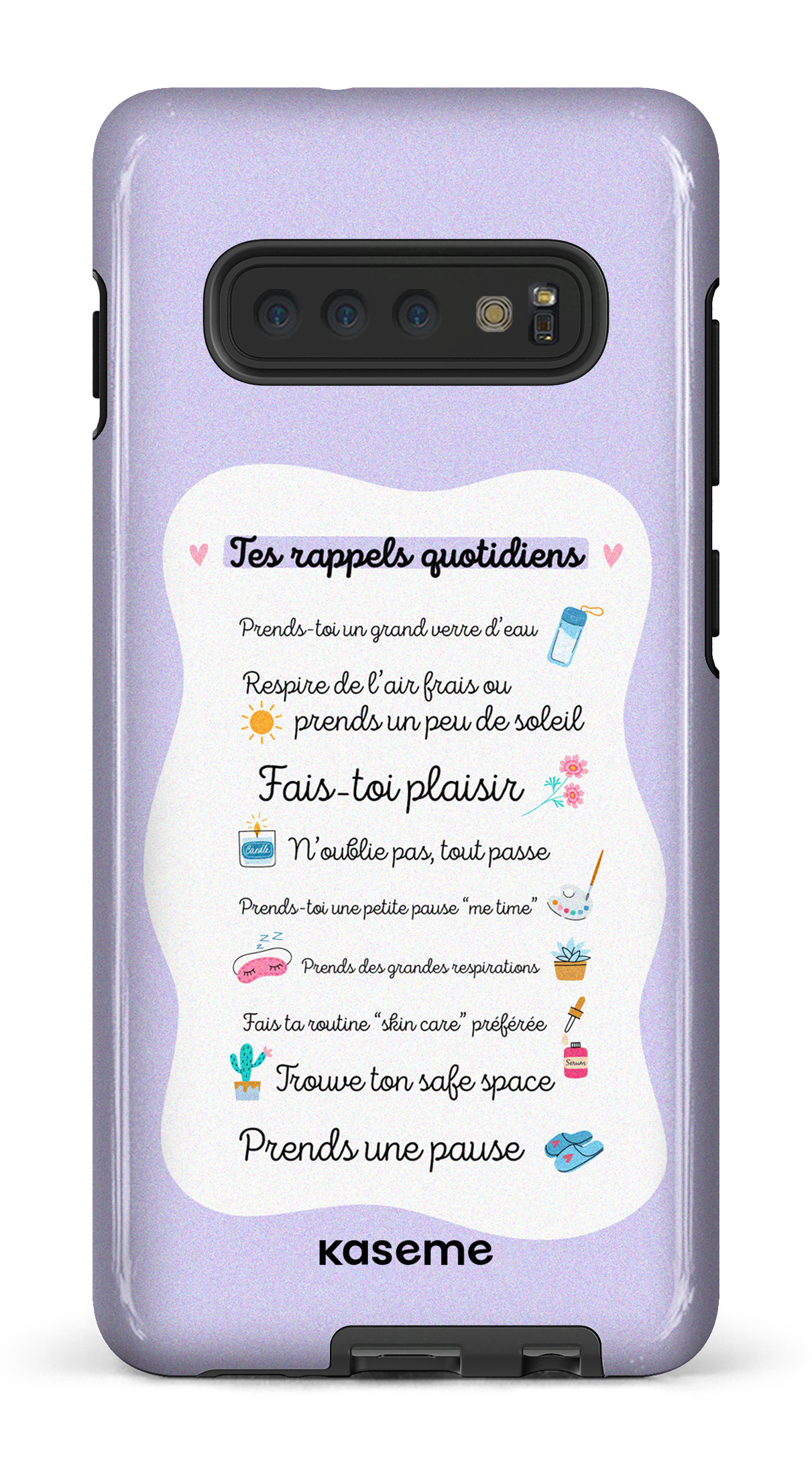 Tes rappels quotidiens purple - Galaxy S10 Plus