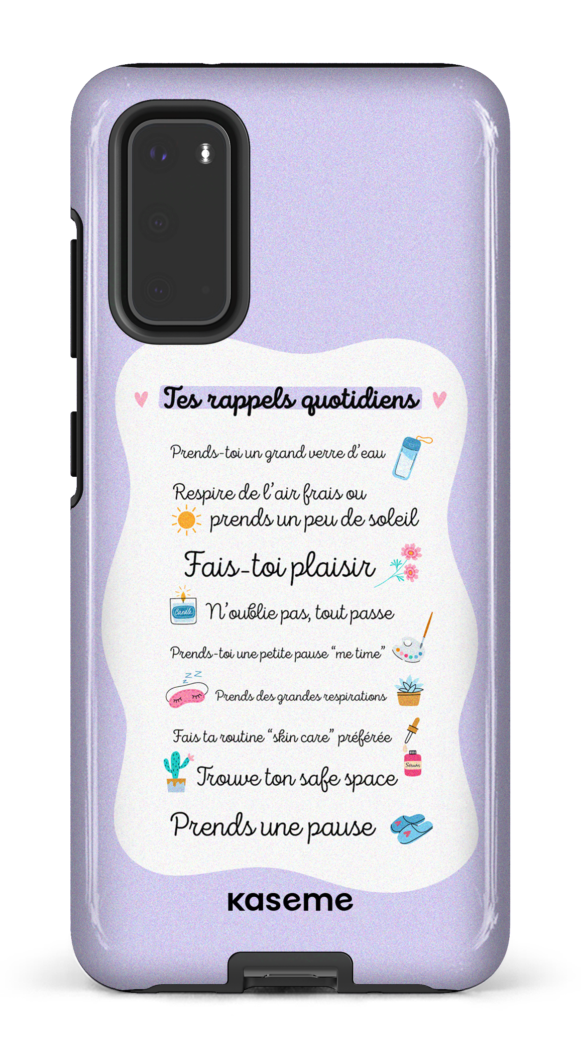 Tes rappels quotidiens purple - Galaxy S20