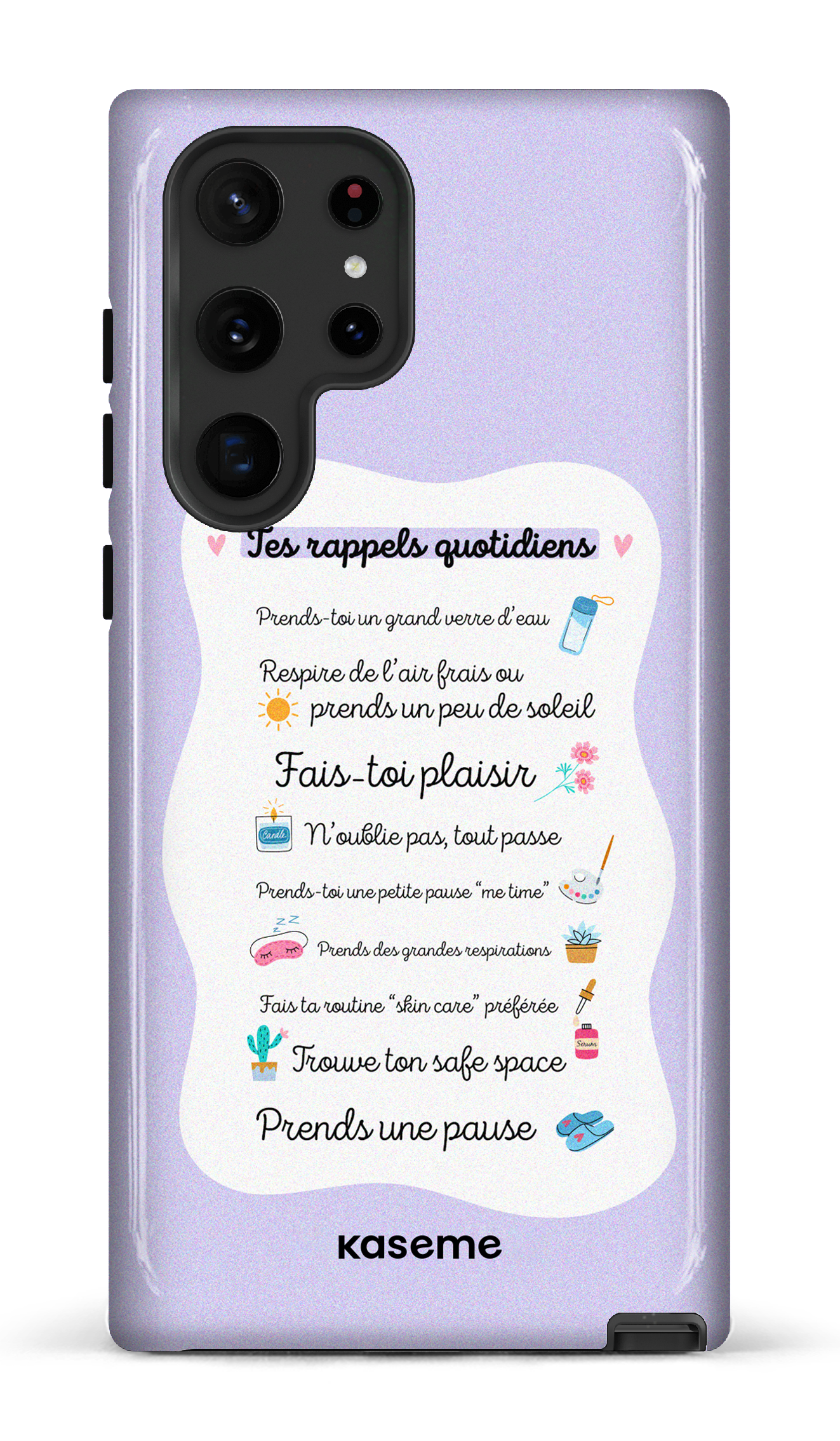 Tes rappels quotidiens purple - Galaxy S22 Ultra