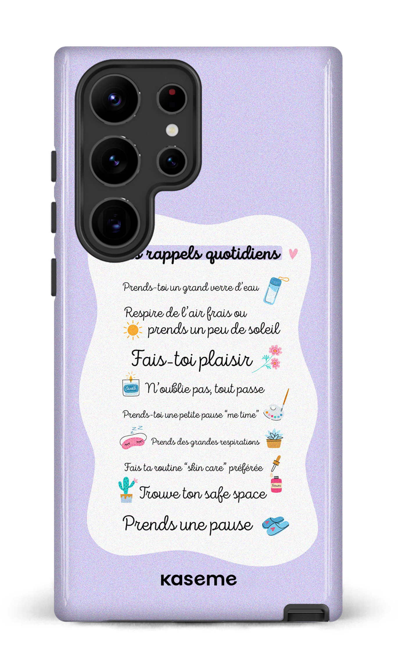 Tes rappels quotidiens purple - Galaxy S23 Ultra