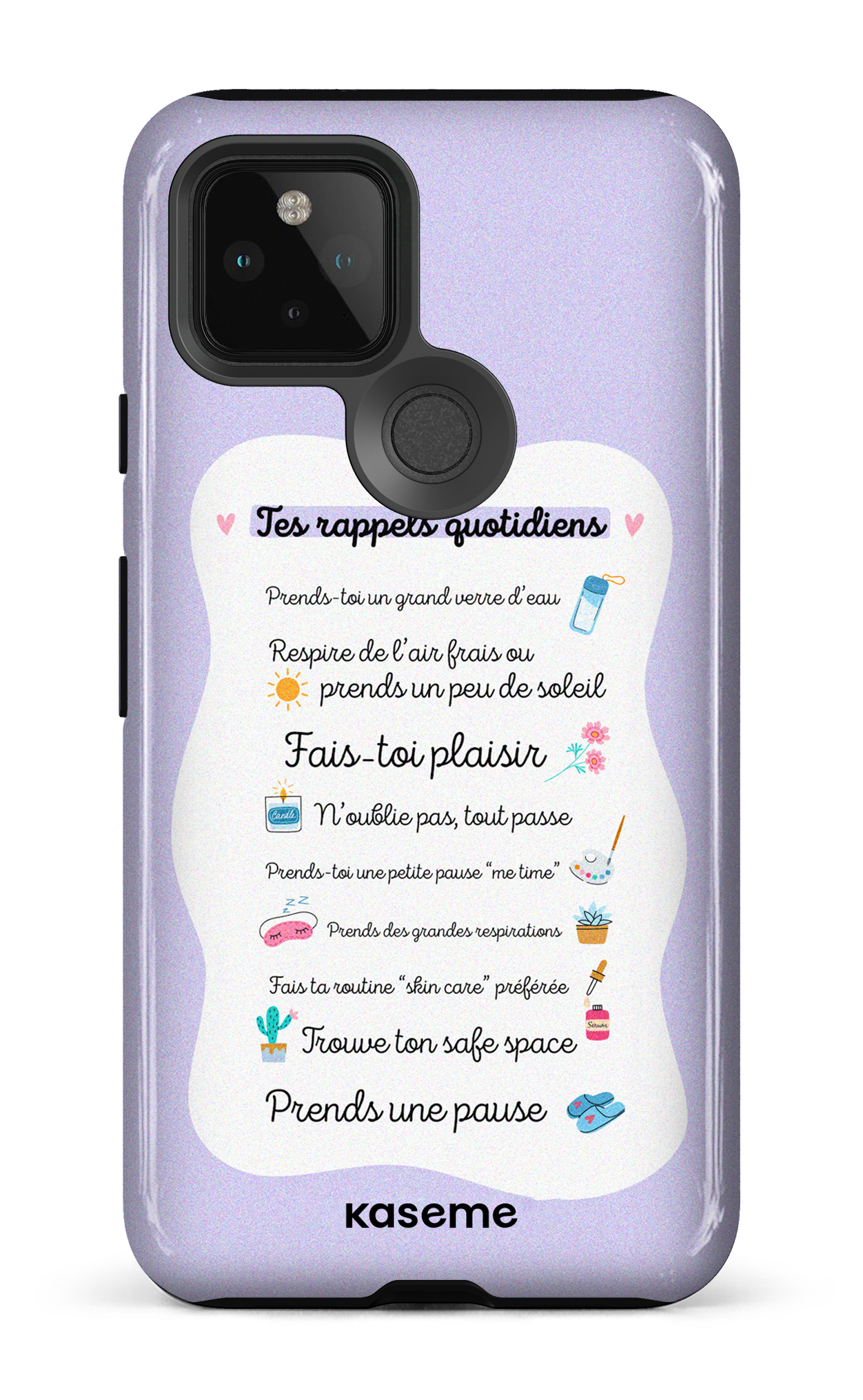 Tes rappels quotidiens purple - Google Pixel 5