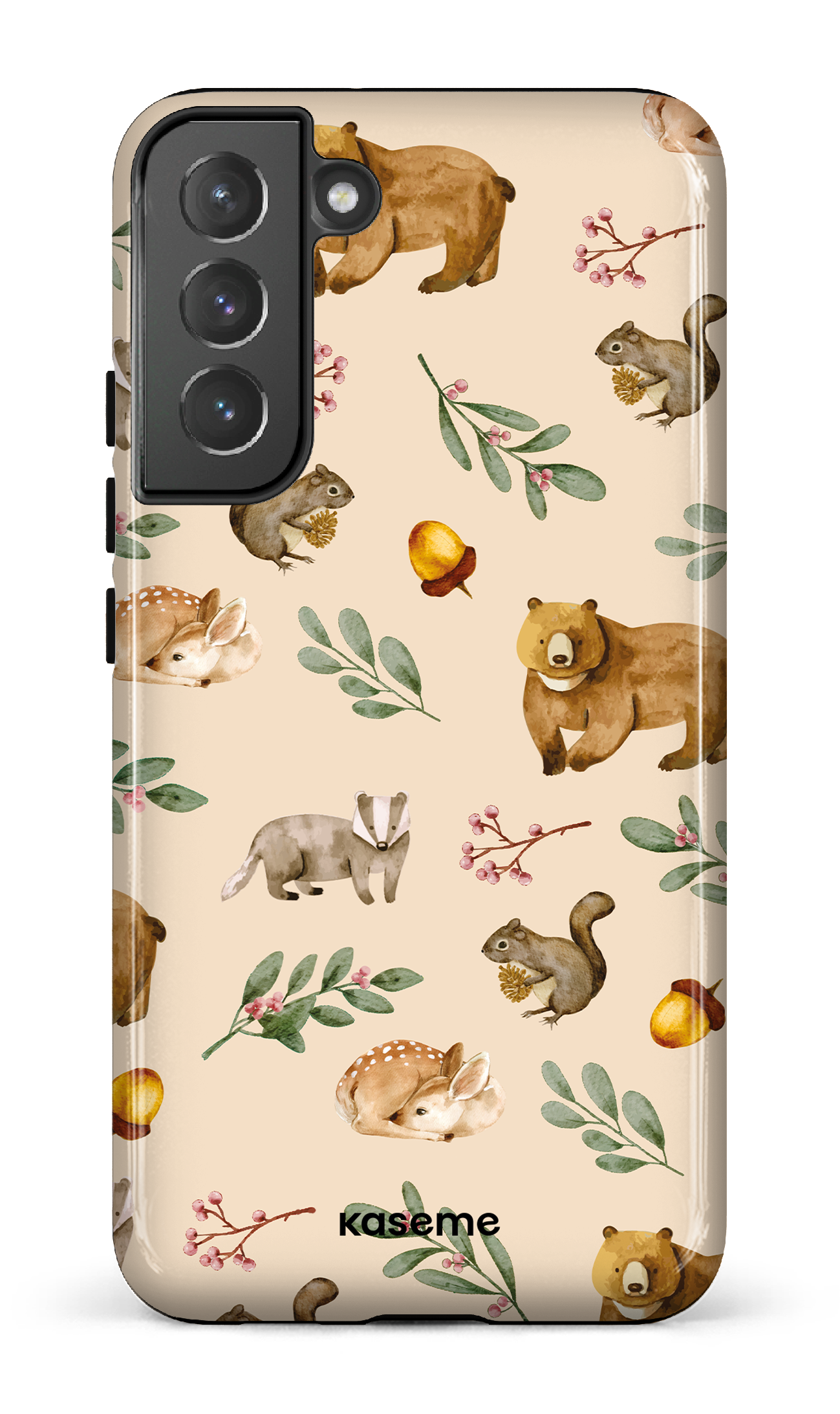 Furry Forest Beige - Galaxy S22 Plus