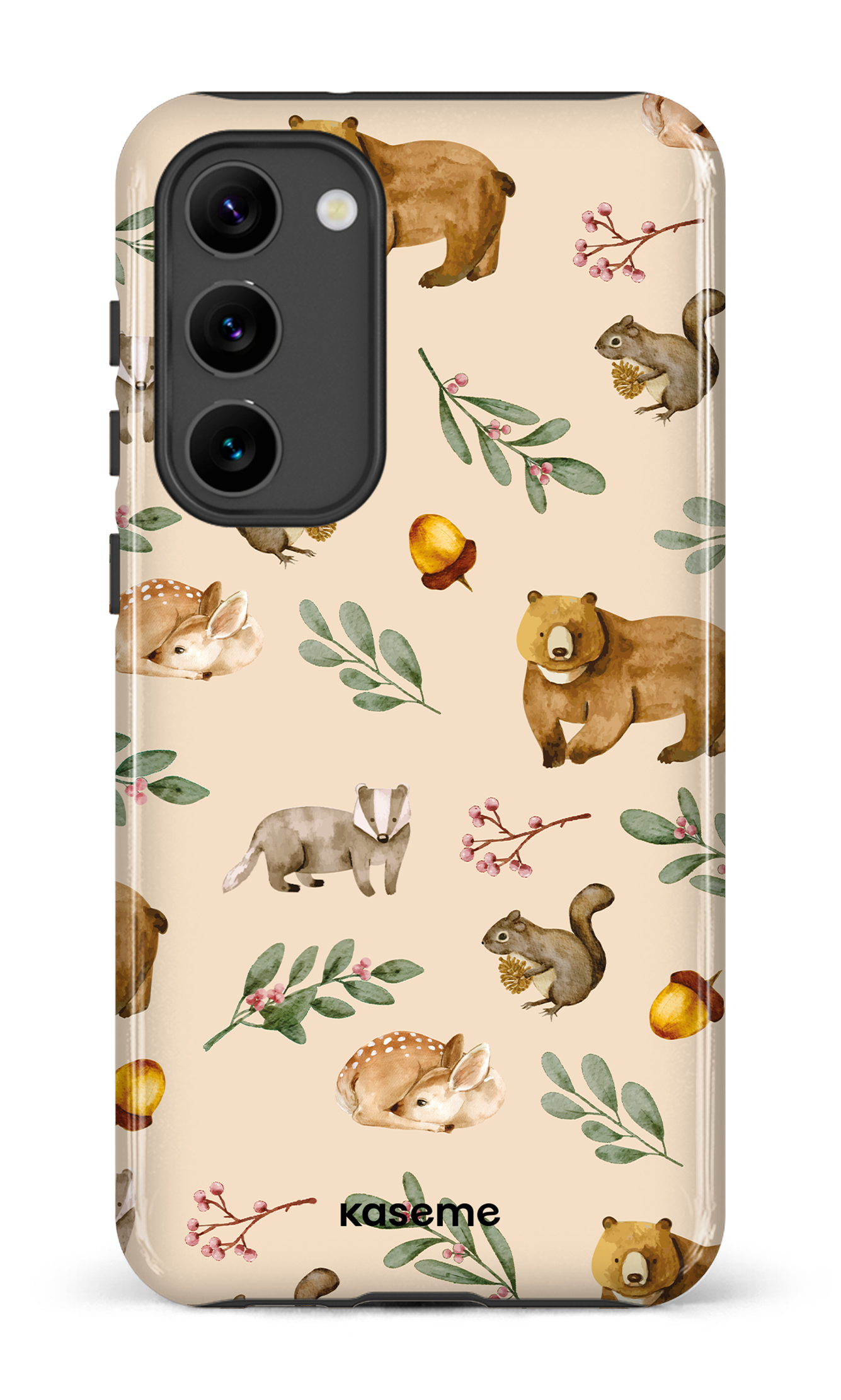 Furry Forest Beige - Galaxy S23 Plus