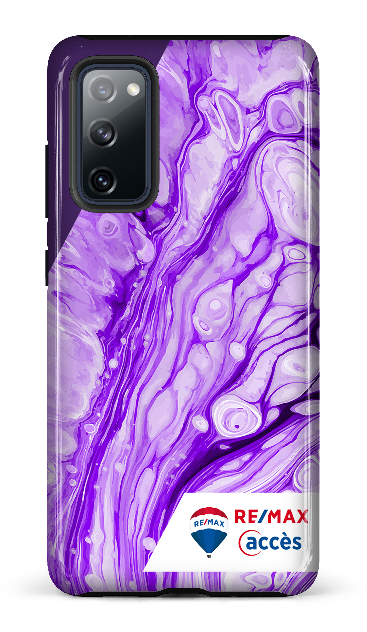 Peinture marbrée claire violette - Galaxy S20 FE