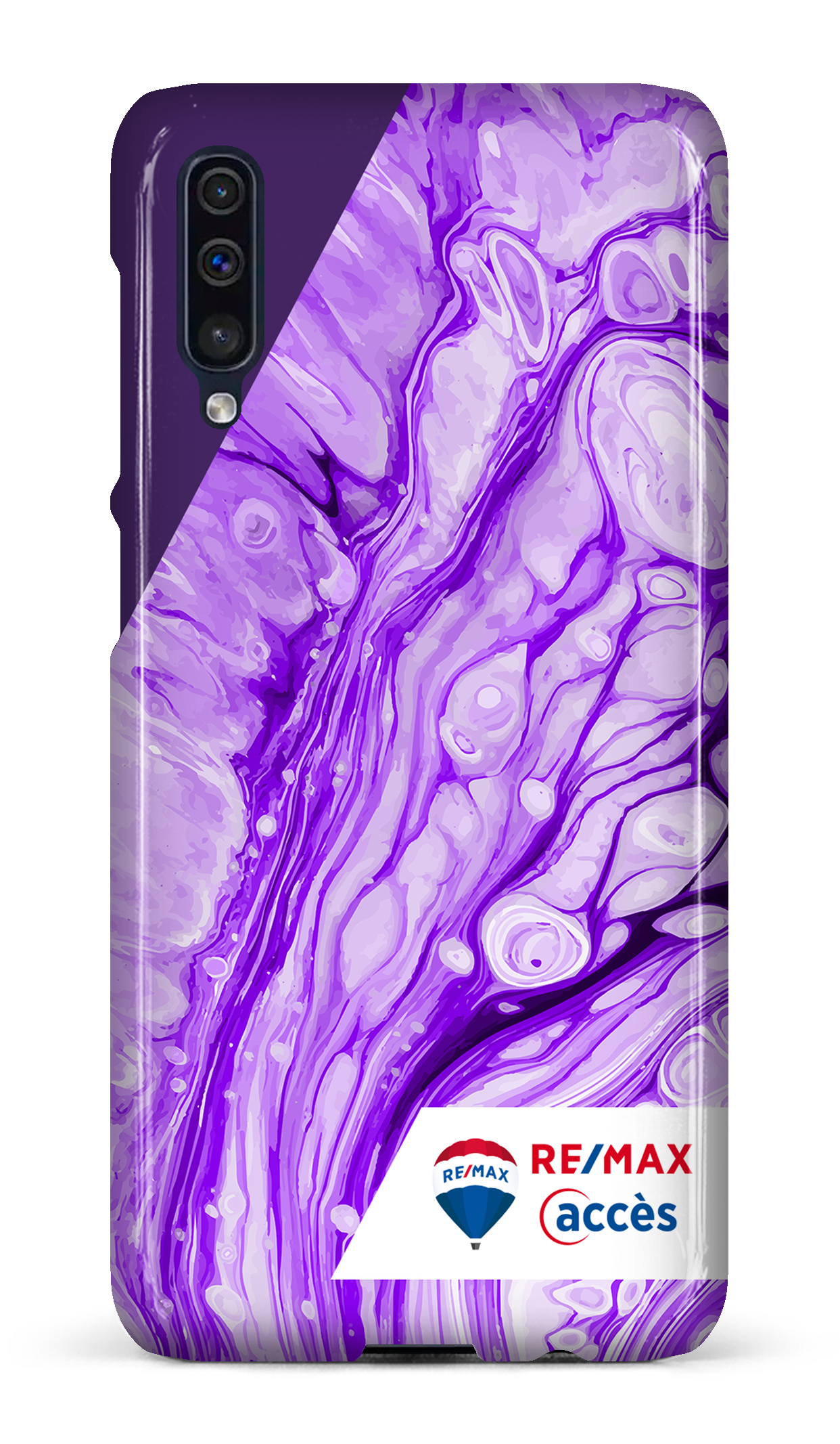 Peinture marbrée claire violette - Galaxy A50