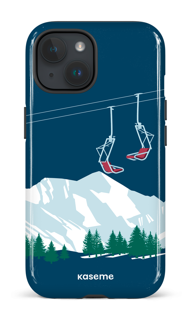 Ski Lift Blue - iPhone 15