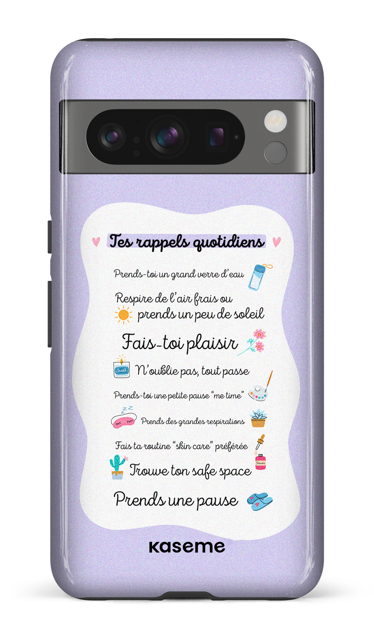 Tes rappels quotidiens purple - Google Pixel 8 Pro