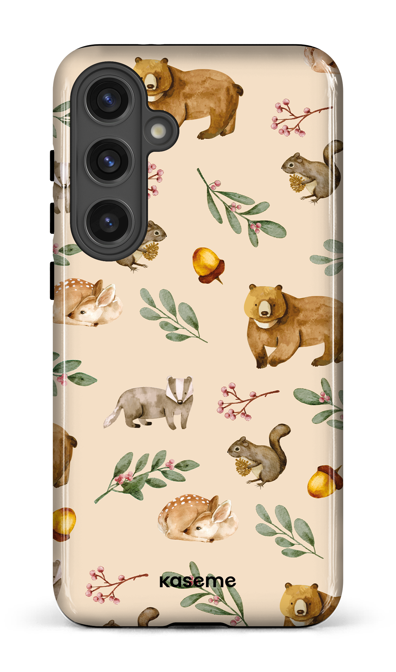 Furry Forest Beige - Galaxy S24 Plus