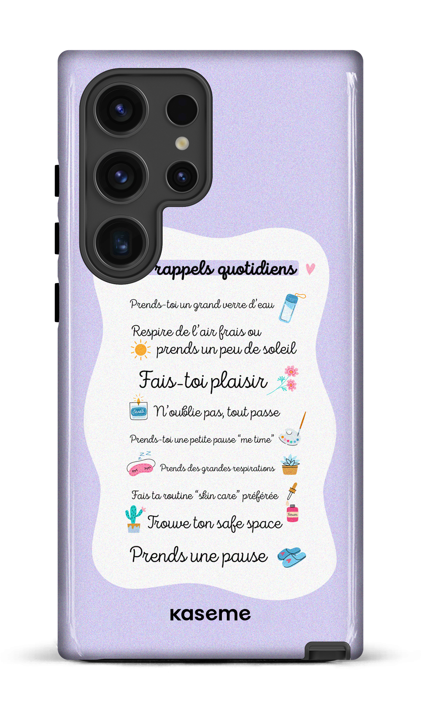 Tes rappels quotidiens purple - Galaxy S24 Ultra