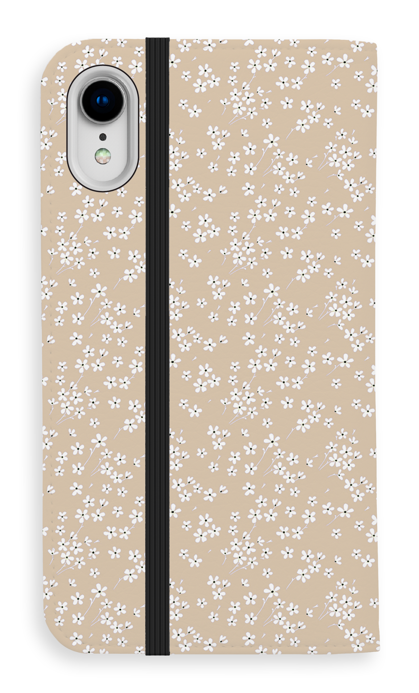 Posy Beige - Folio Case - iPhone XR