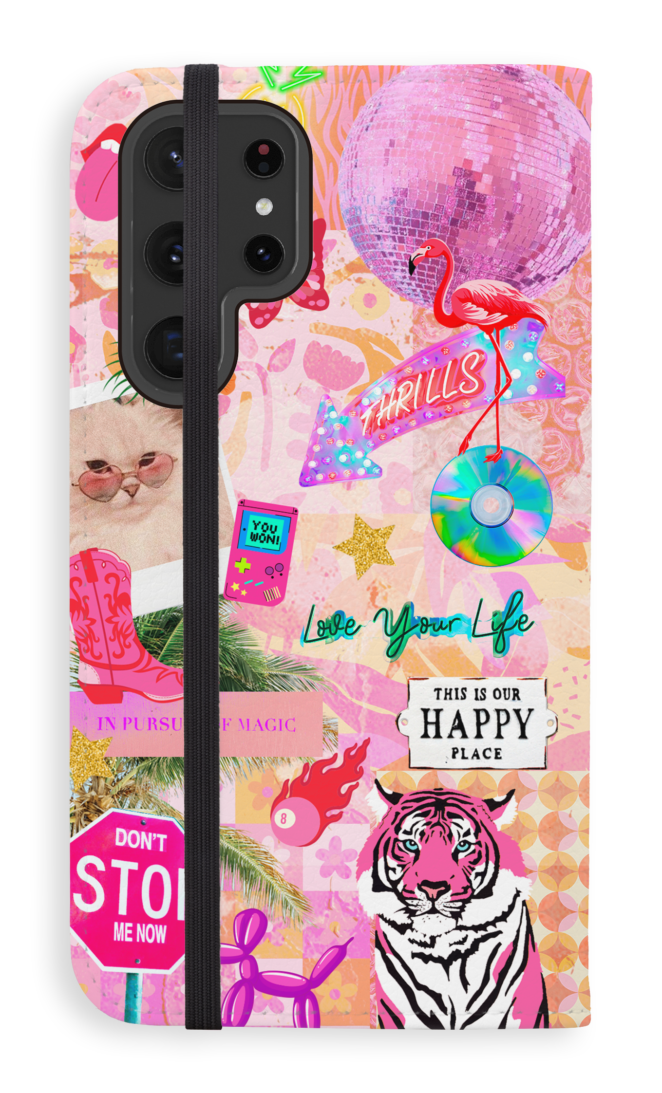 Happy Place - Folio Case - Galaxy S22 Ultra