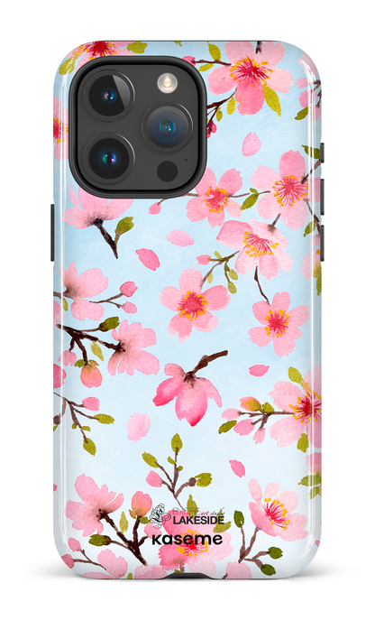 Cherry Blossom Blue by Pooja Umrani - iPhone 15 Pro Max