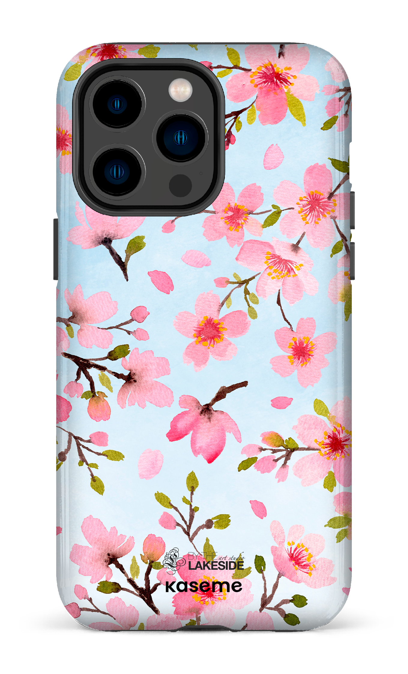 Cherry Blossom Blue by Pooja Umrani - iPhone 14 Pro Max
