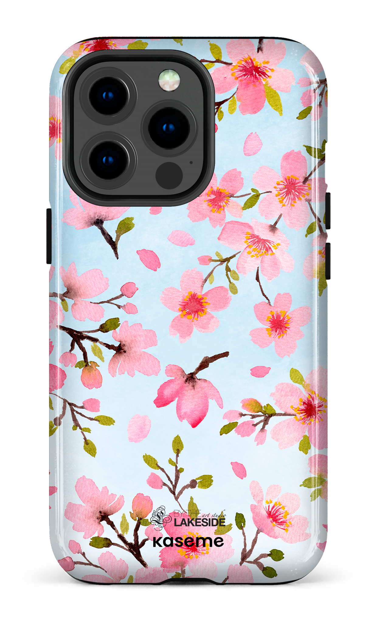 Cherry Blossom Blue by Pooja Umrani - iPhone 13 Pro