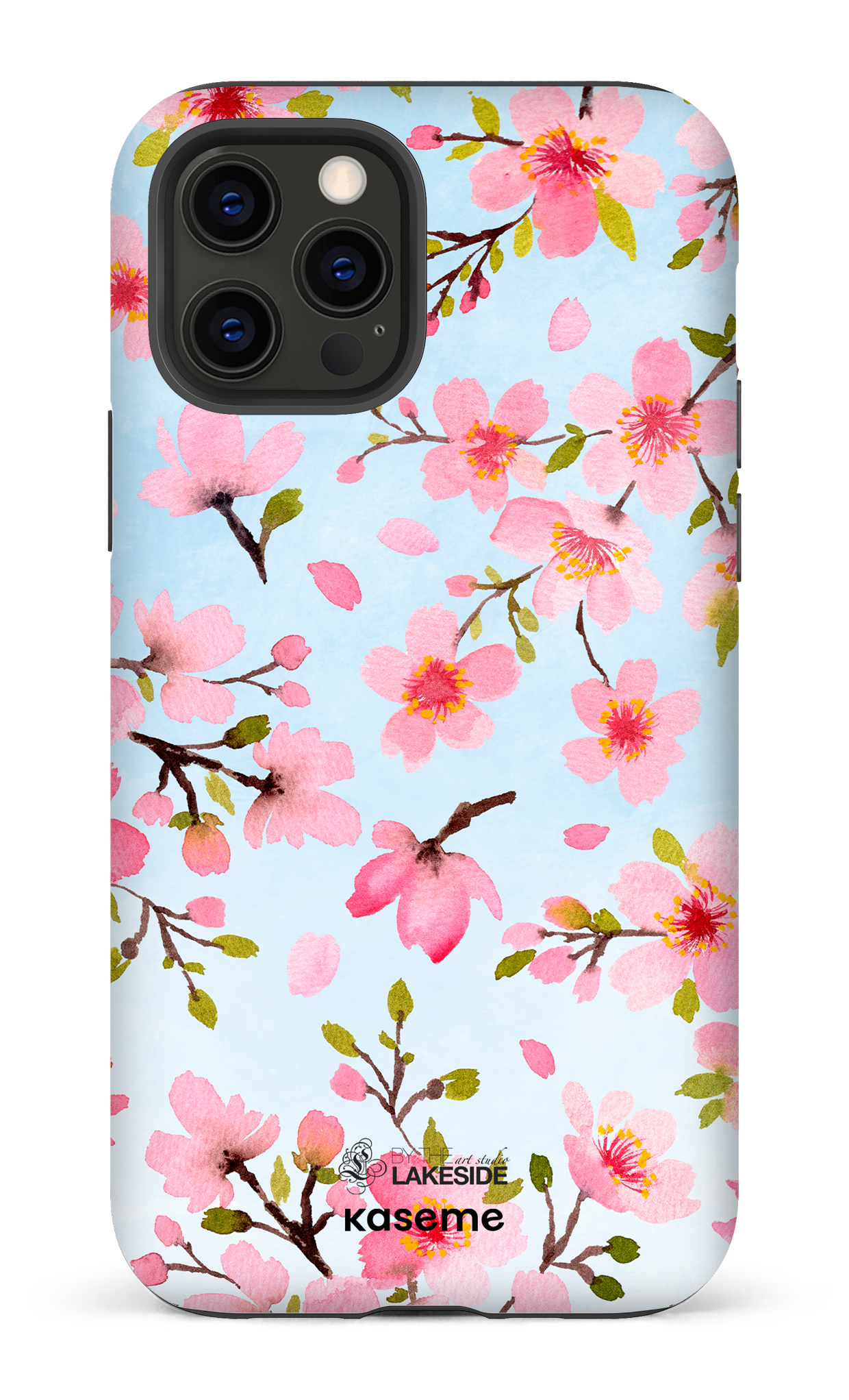 Cherry Blossom Blue by Pooja Umrani - iPhone 12 Pro