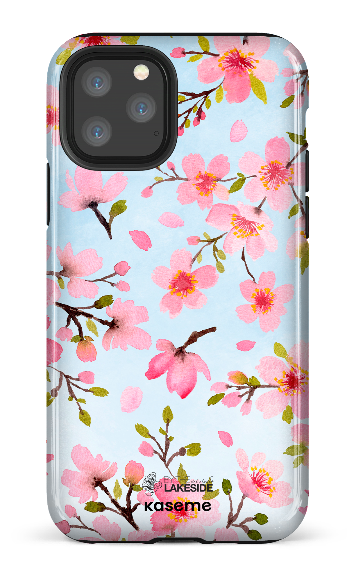 Cherry Blossom Blue by Pooja Umrani - iPhone 11 Pro