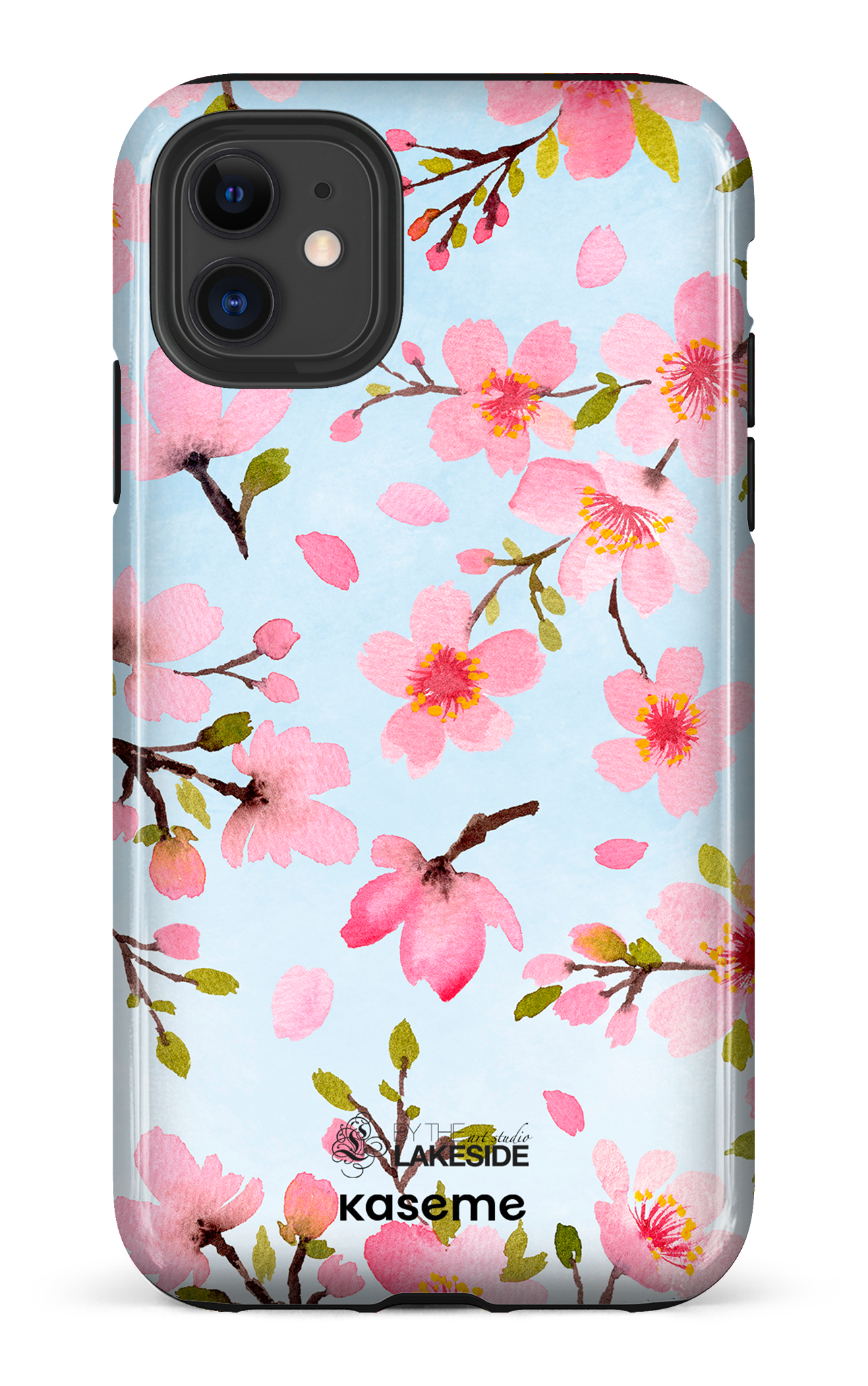 Cherry Blossom Blue by Pooja Umrani - iPhone 11