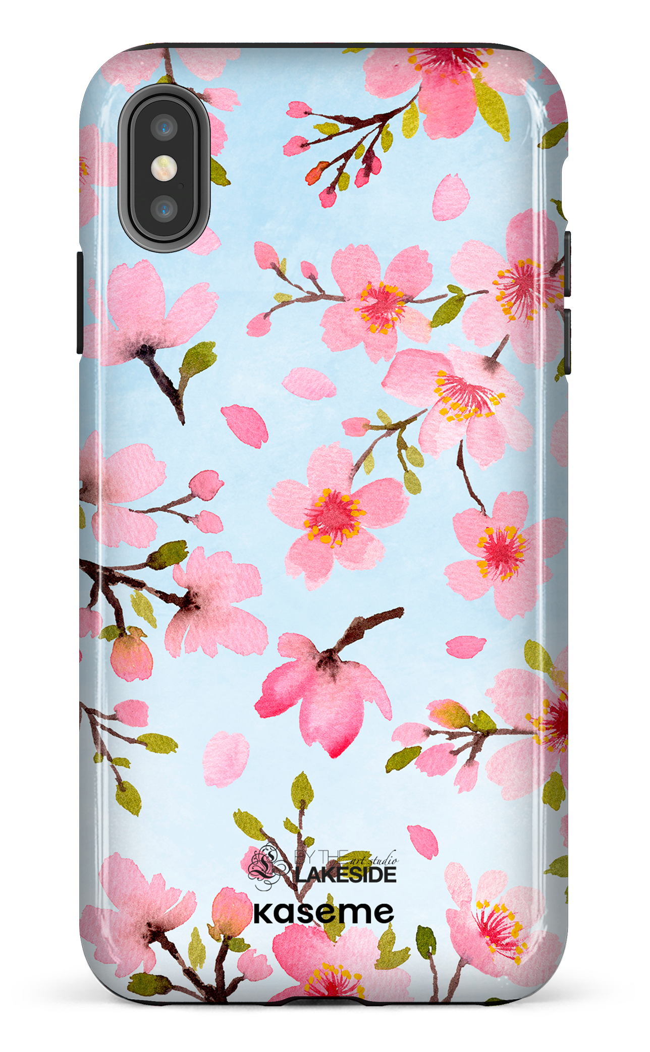 Cherry Blossom Blue by Pooja Umrani - iPhone XS Max
