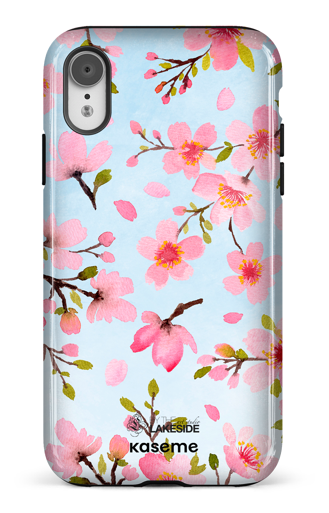 Cherry Blossom Blue by Pooja Umrani - iPhone XR