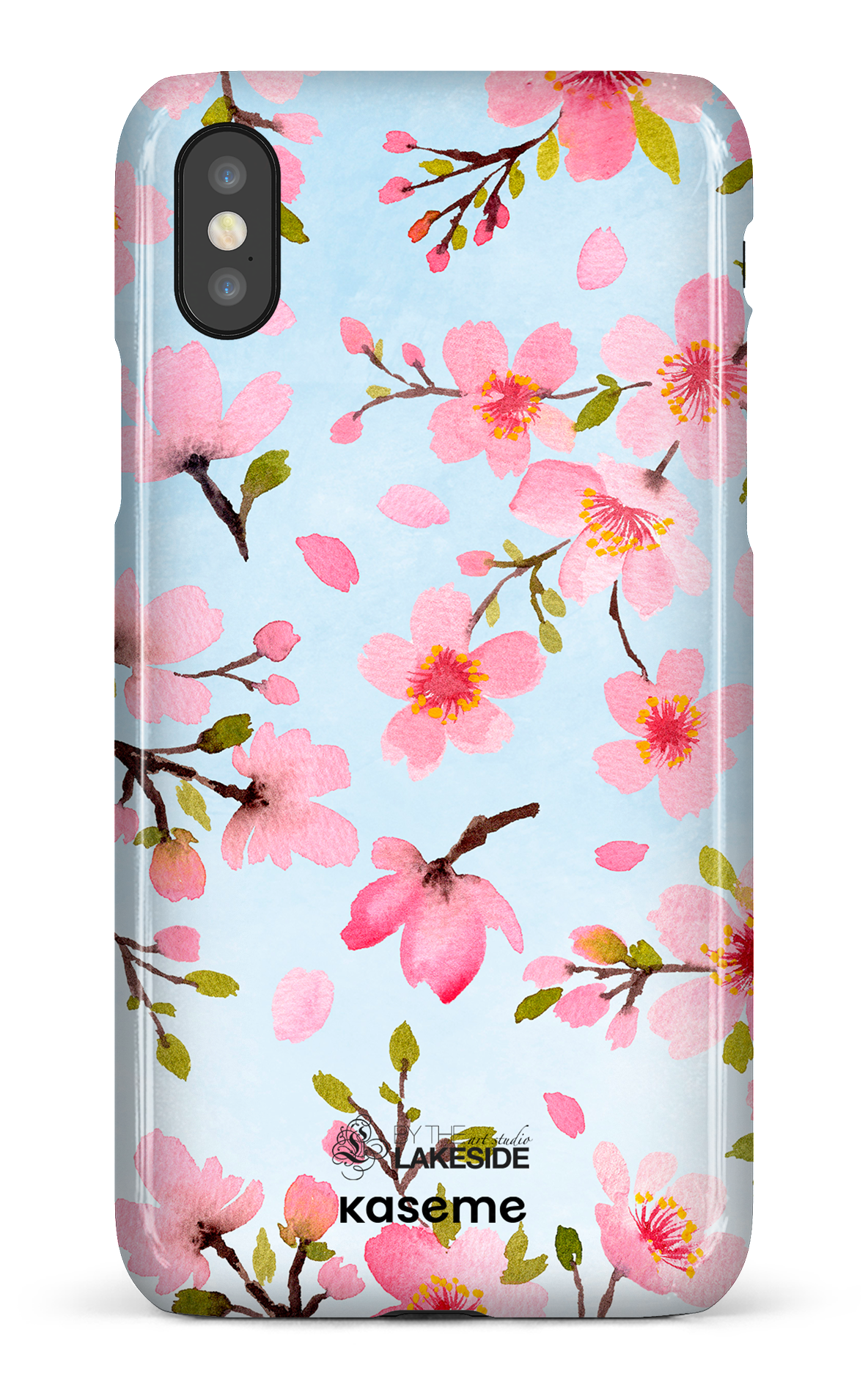 Cherry Blossom Blue by Pooja Umrani - iPhone X/Xs