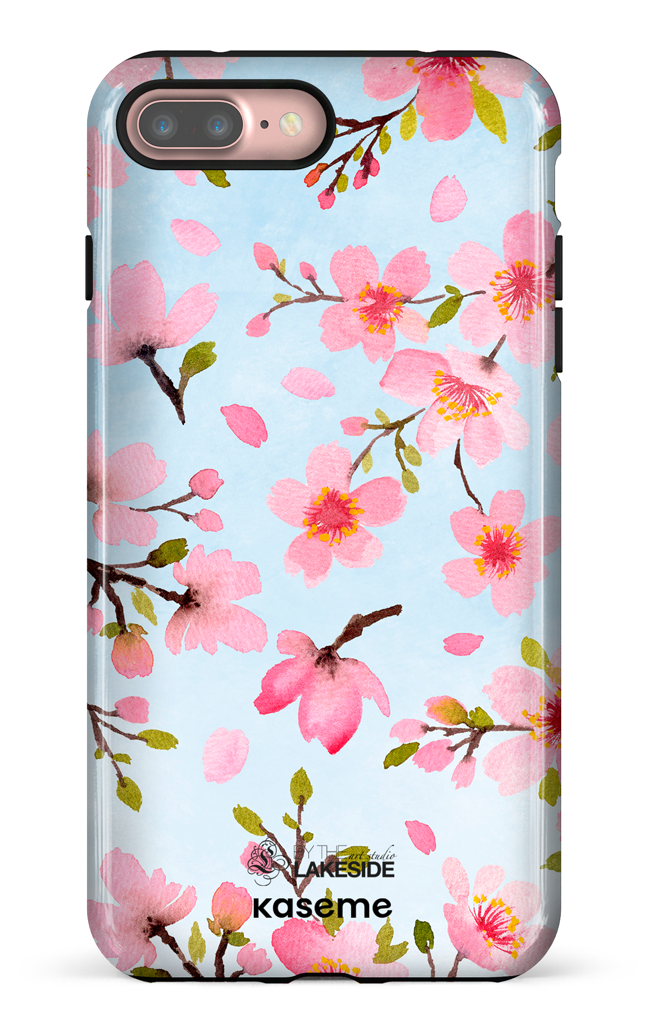 Cherry Blossom Blue by Pooja Umrani - iPhone 7 Plus