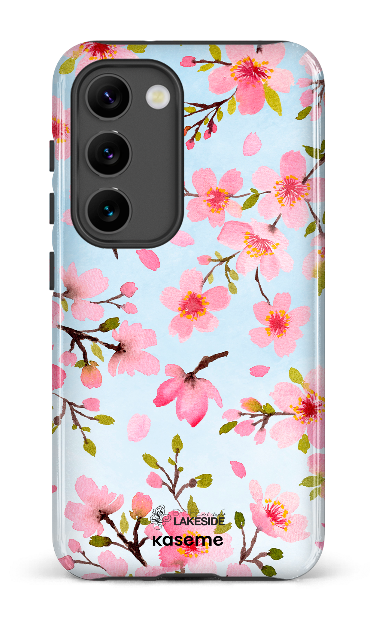 Cherry Blossom Blue by Pooja Umrani - Galaxy S23