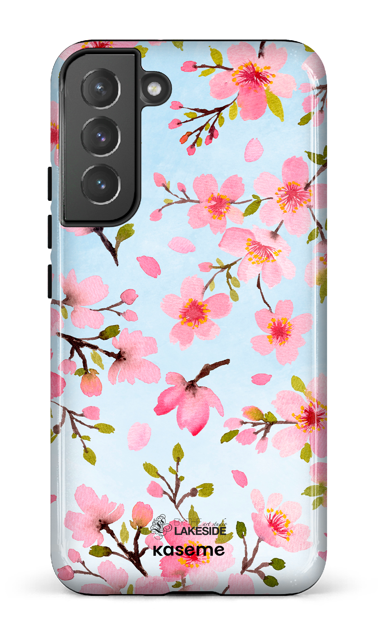 Cherry Blossom Blue by Pooja Umrani - Galaxy S22 Plus