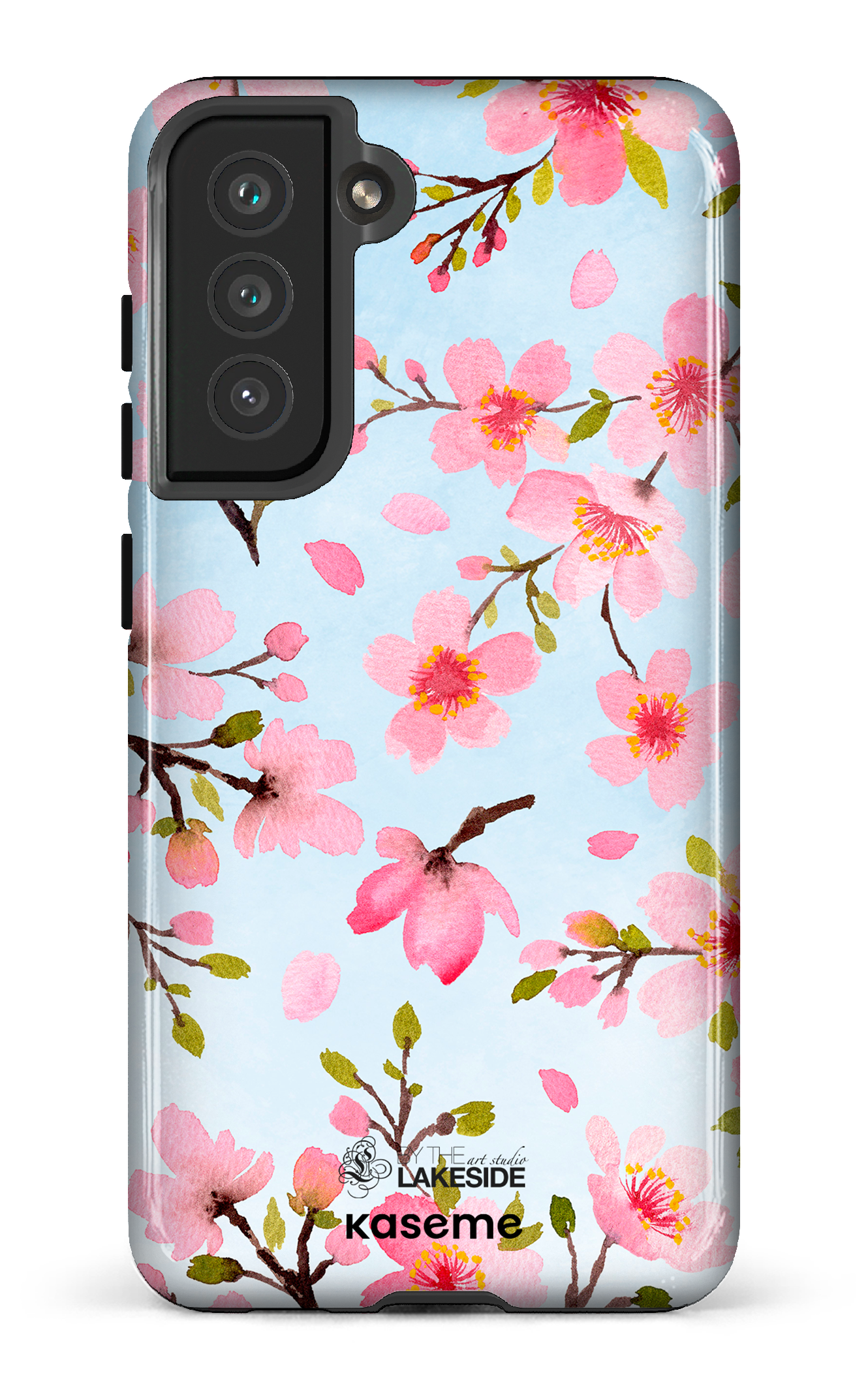 Cherry Blossom Blue by Pooja Umrani - Galaxy S21 FE