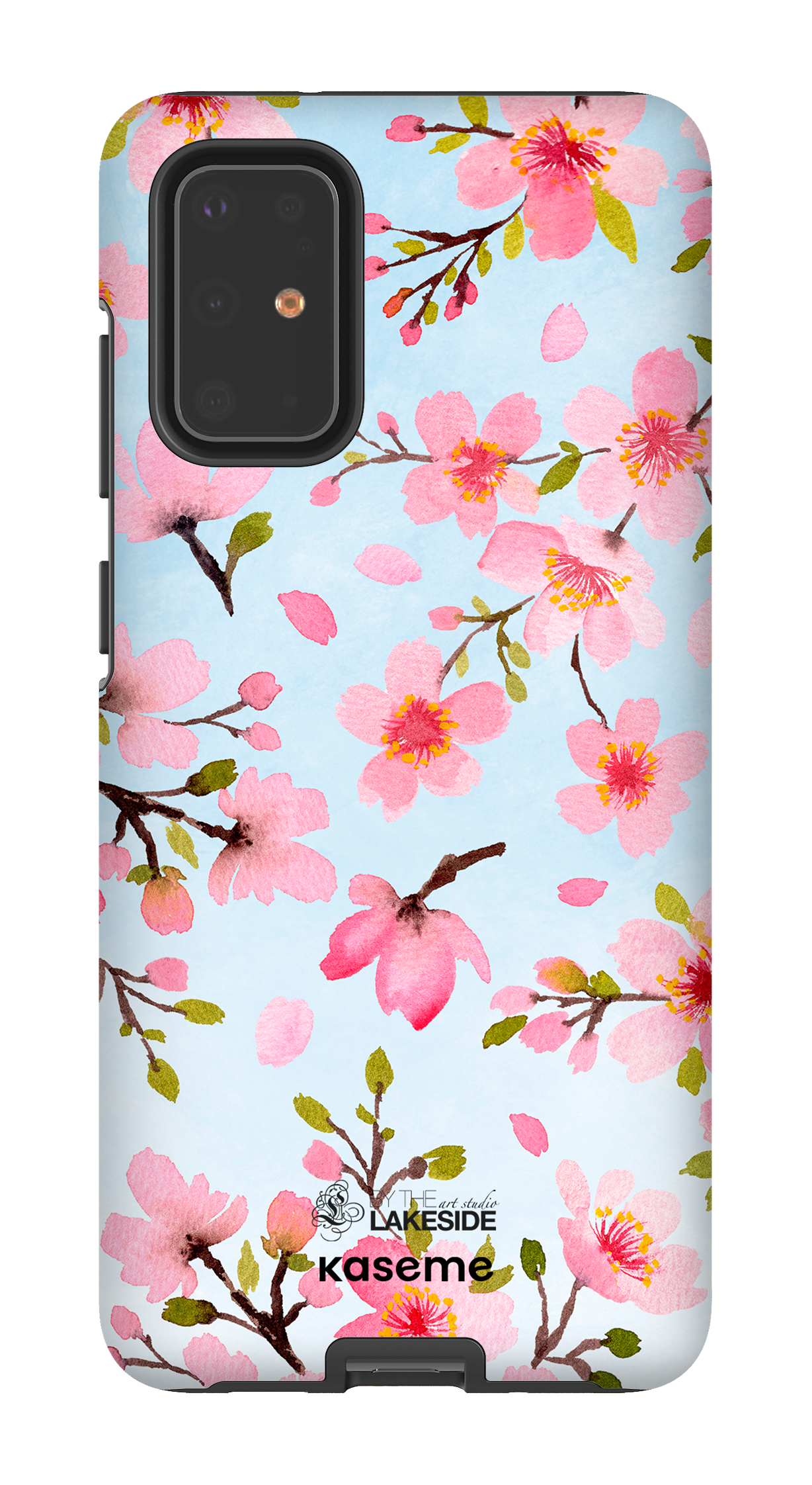 Cherry Blossom Blue by Pooja Umrani - Galaxy S20 Plus