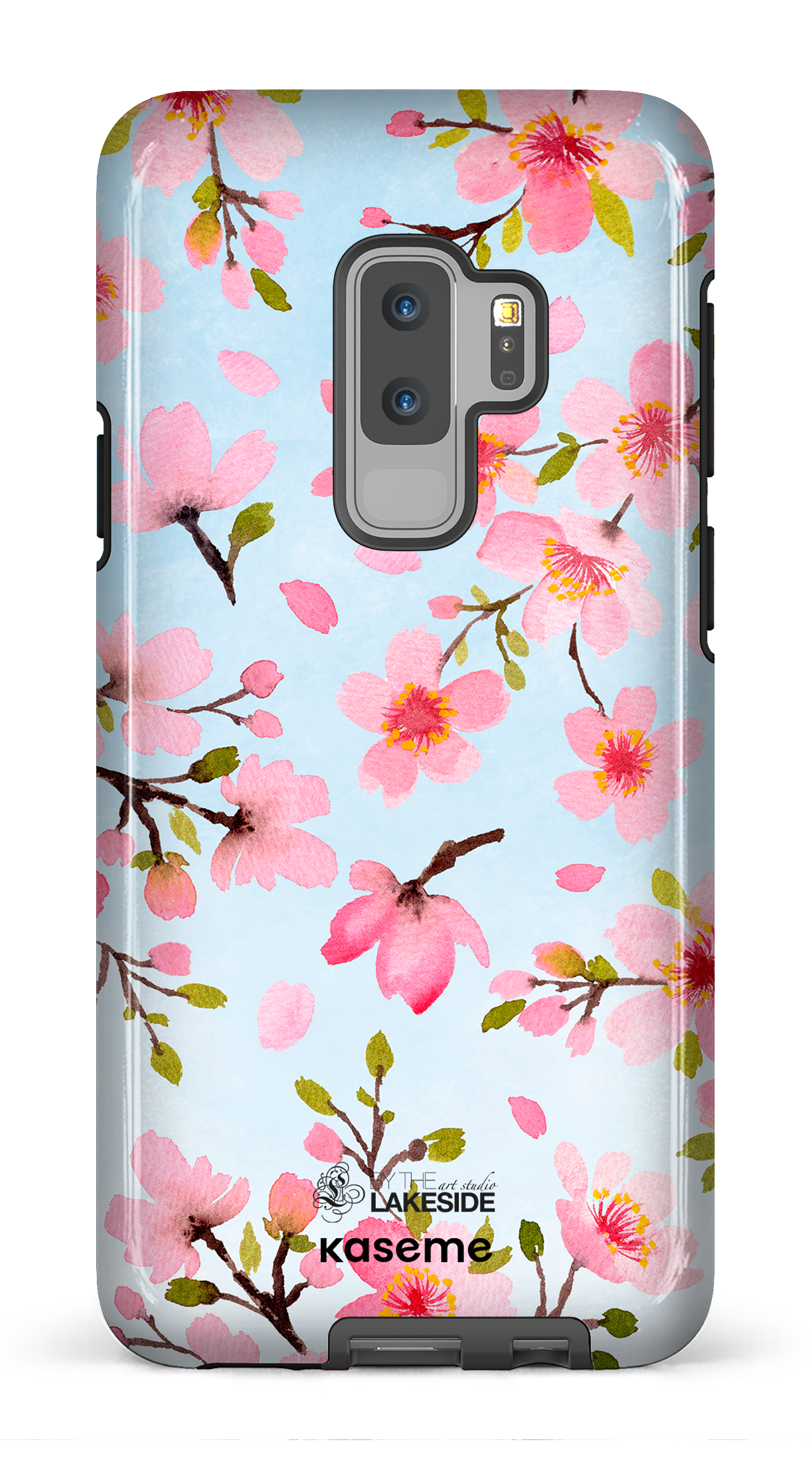 Cherry Blossom Blue by Pooja Umrani - Galaxy S9 Plus