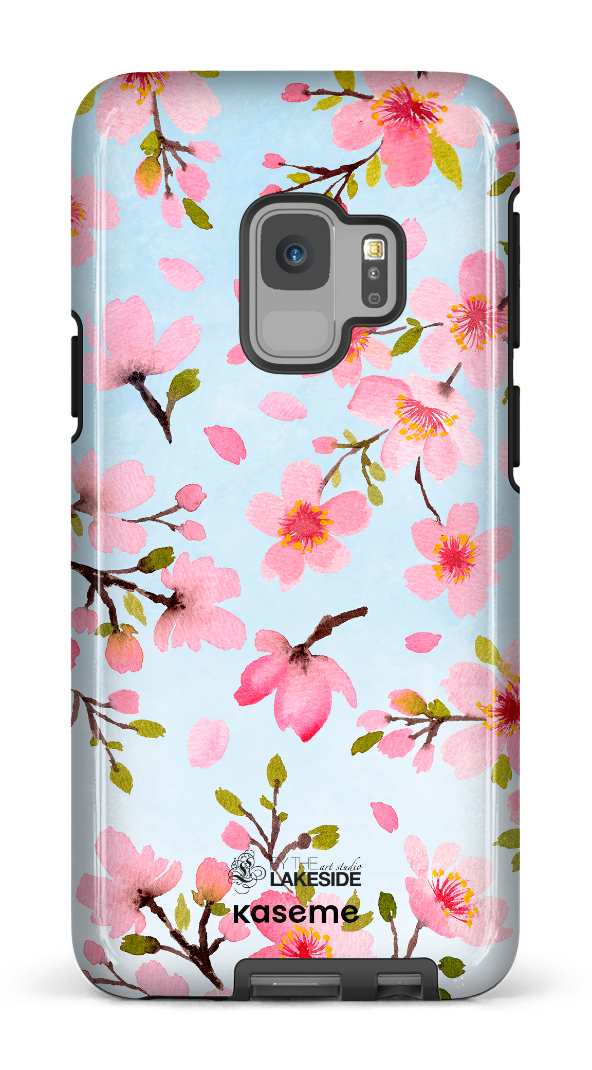 Cherry Blossom Blue by Pooja Umrani - Galaxy S9