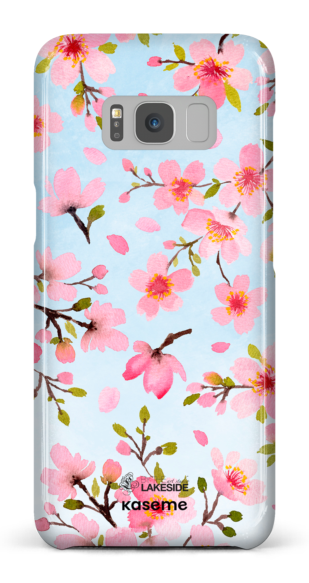 Cherry Blossom Blue by Pooja Umrani - Galaxy S8