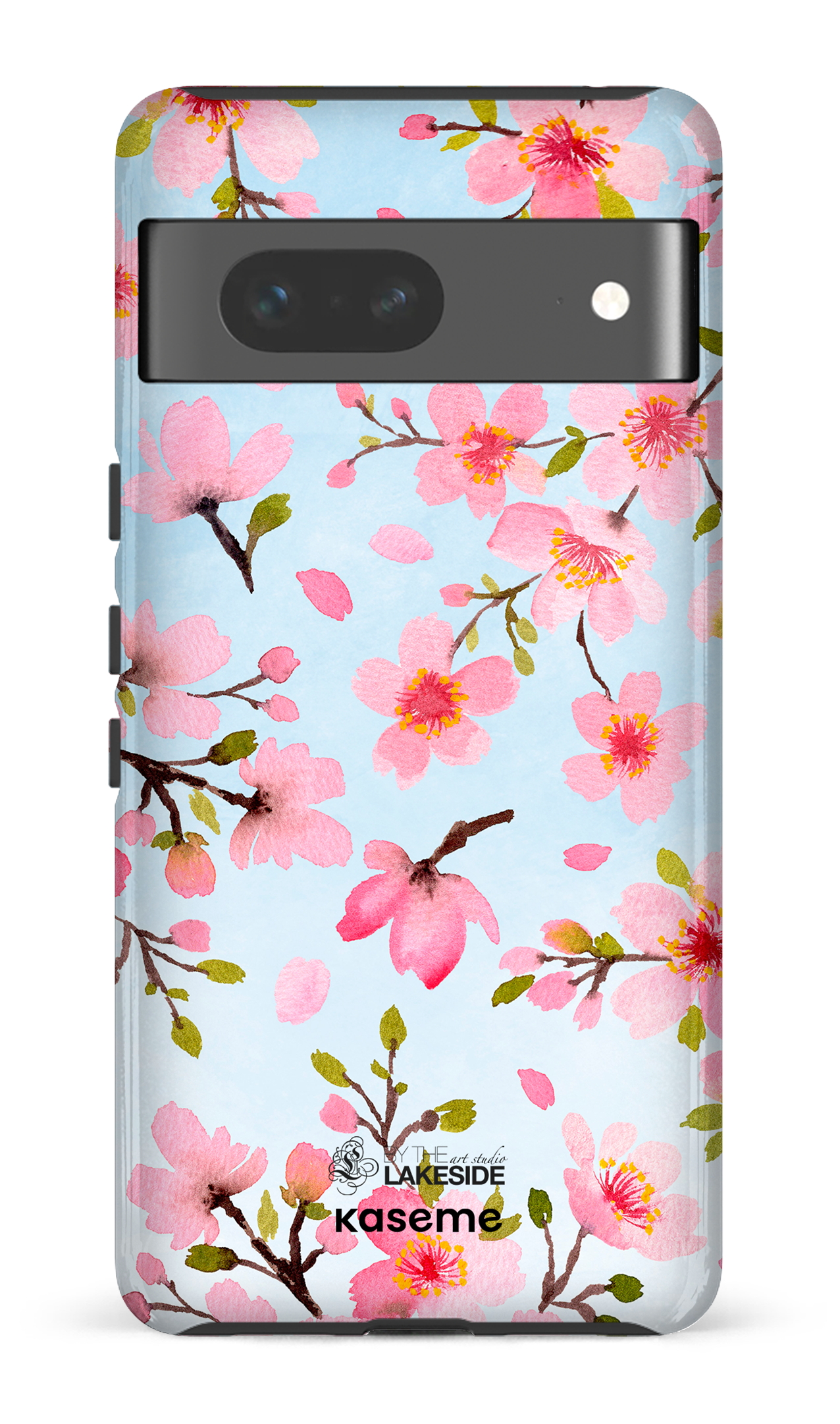 Cherry Blossom Blue by Pooja Umrani - Google Pixel 7