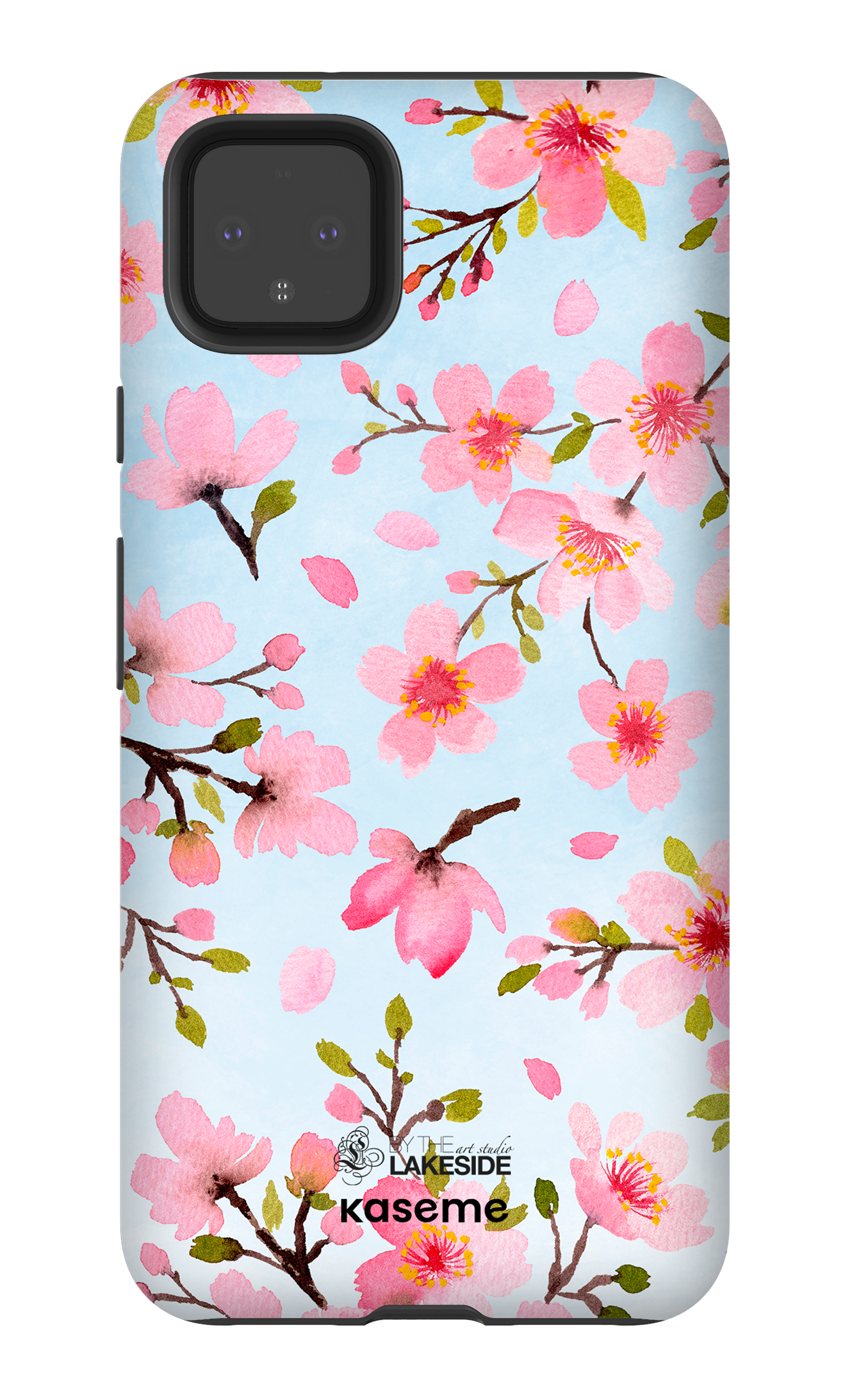Cherry Blossom Blue by Pooja Umrani - Google Pixel 4 XL