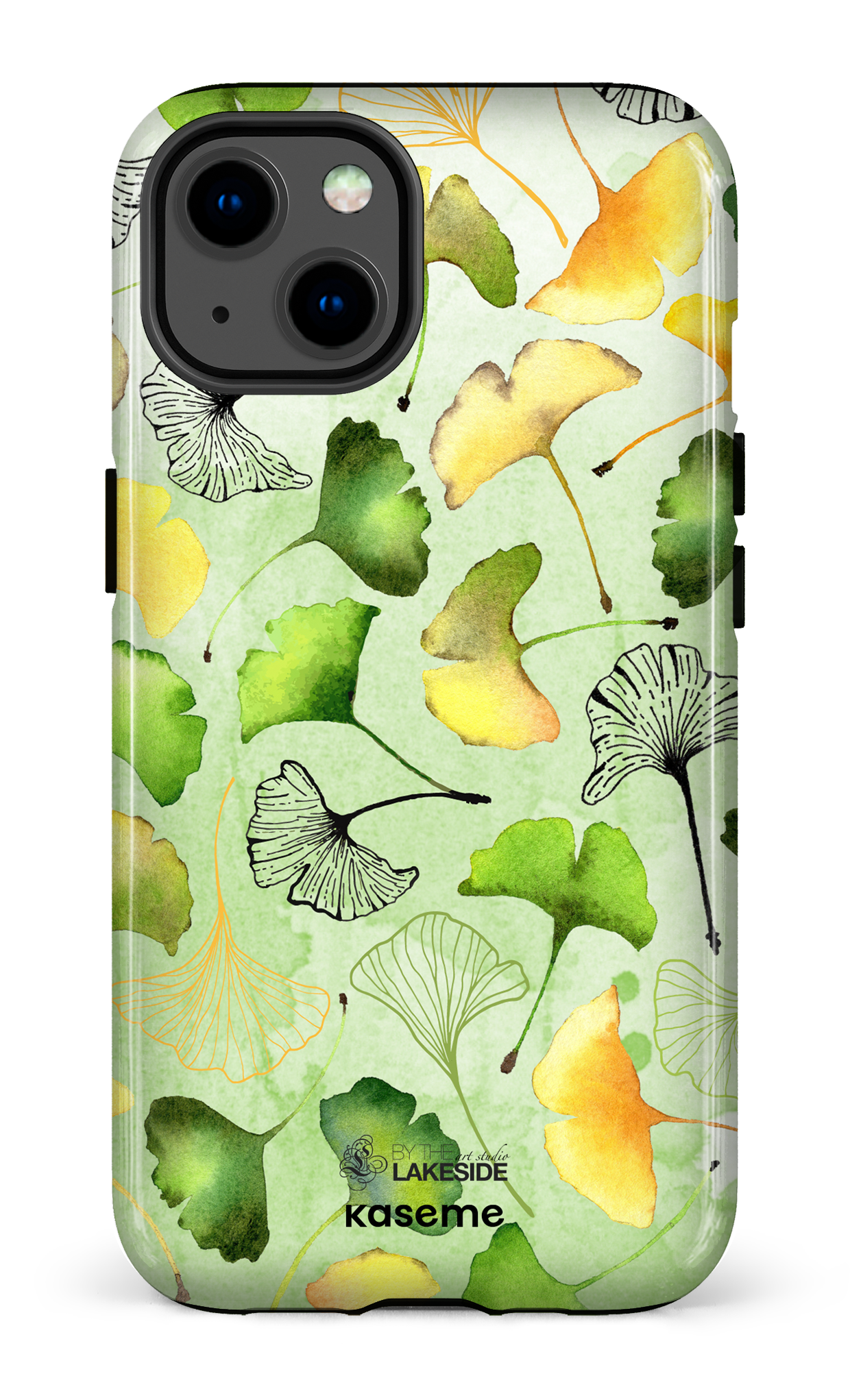 Ginkgo Leaves Green by Pooja Umrani - iPhone 13