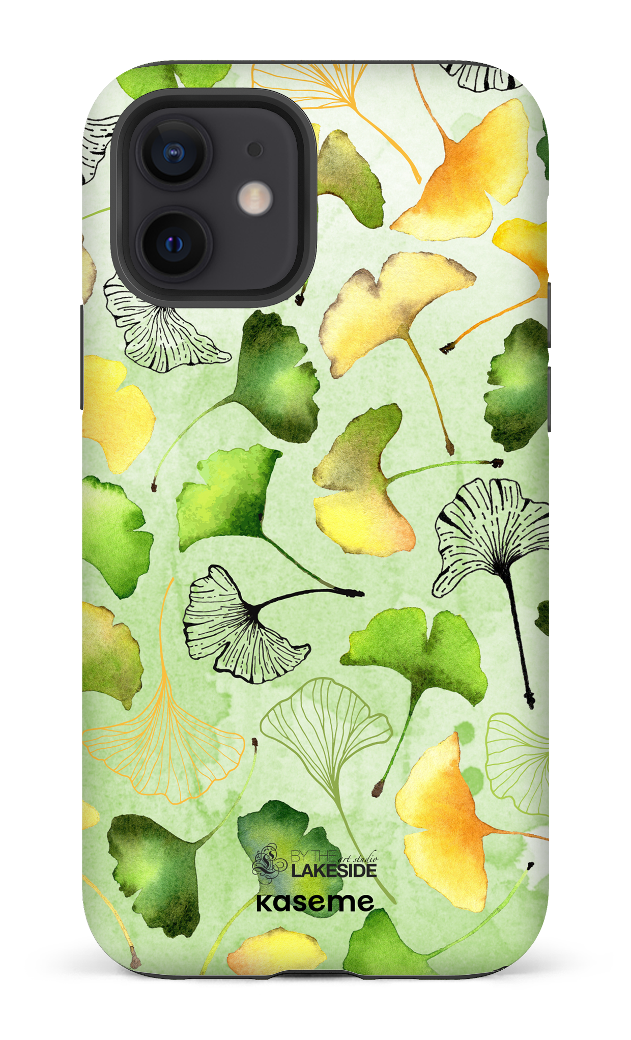 Ginkgo Leaves Green by Pooja Umrani - iPhone 12