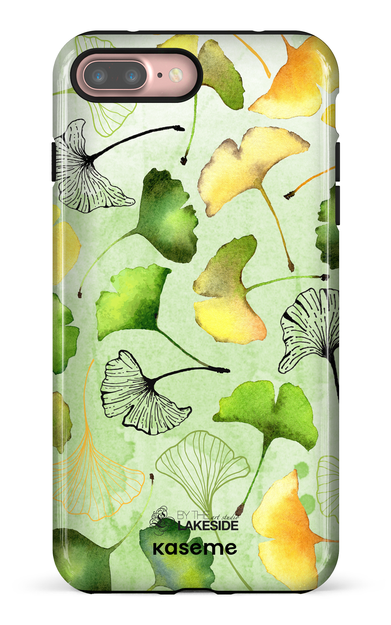 Ginkgo Leaves Green by Pooja Umrani - iPhone 7 Plus
