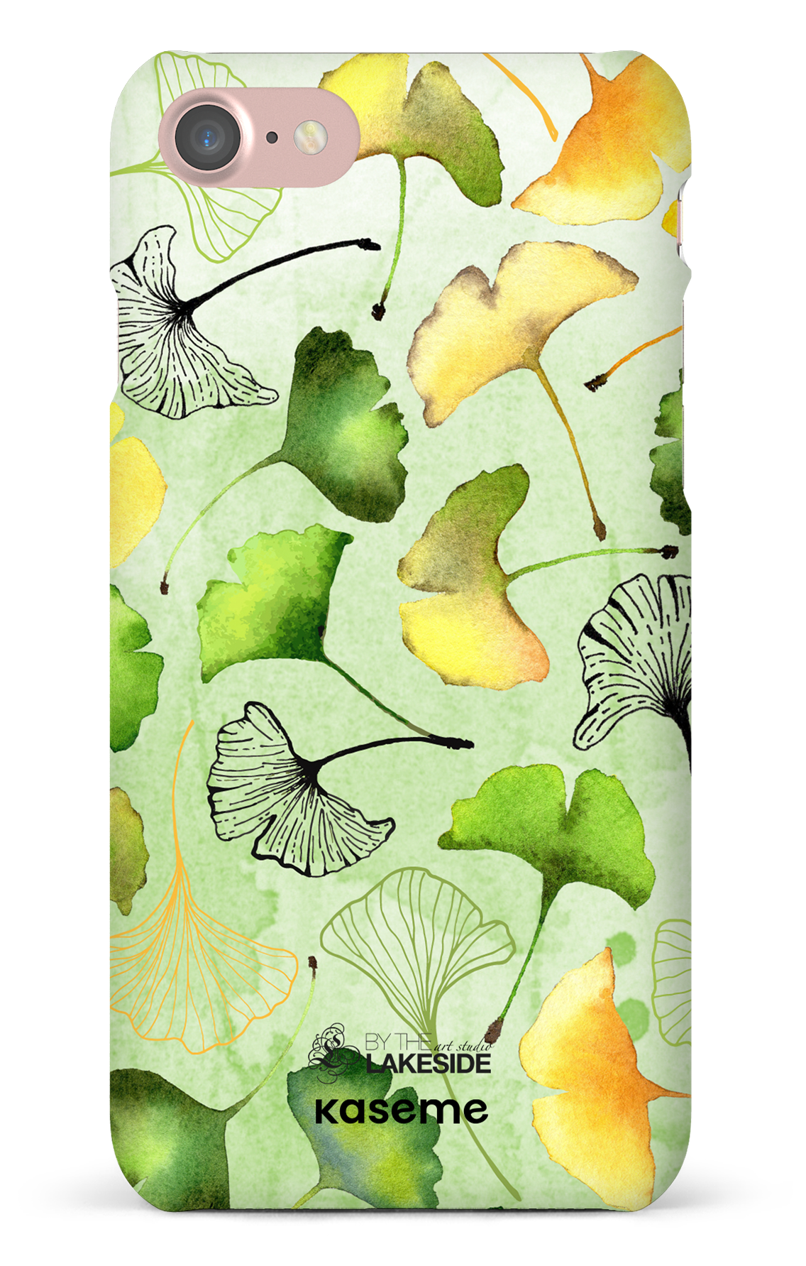 Ginkgo Leaves Green by Pooja Umrani - iPhone 7