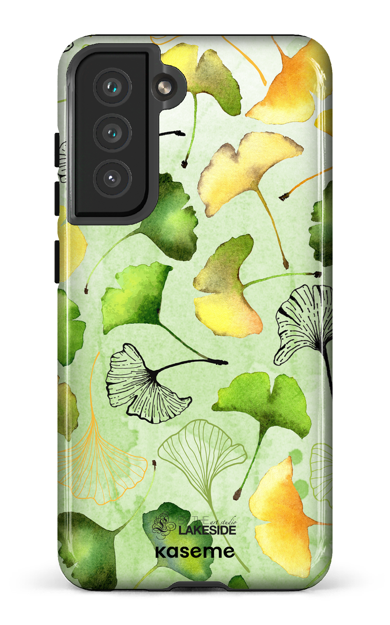 Ginkgo Leaves Green by Pooja Umrani - Galaxy S21 FE