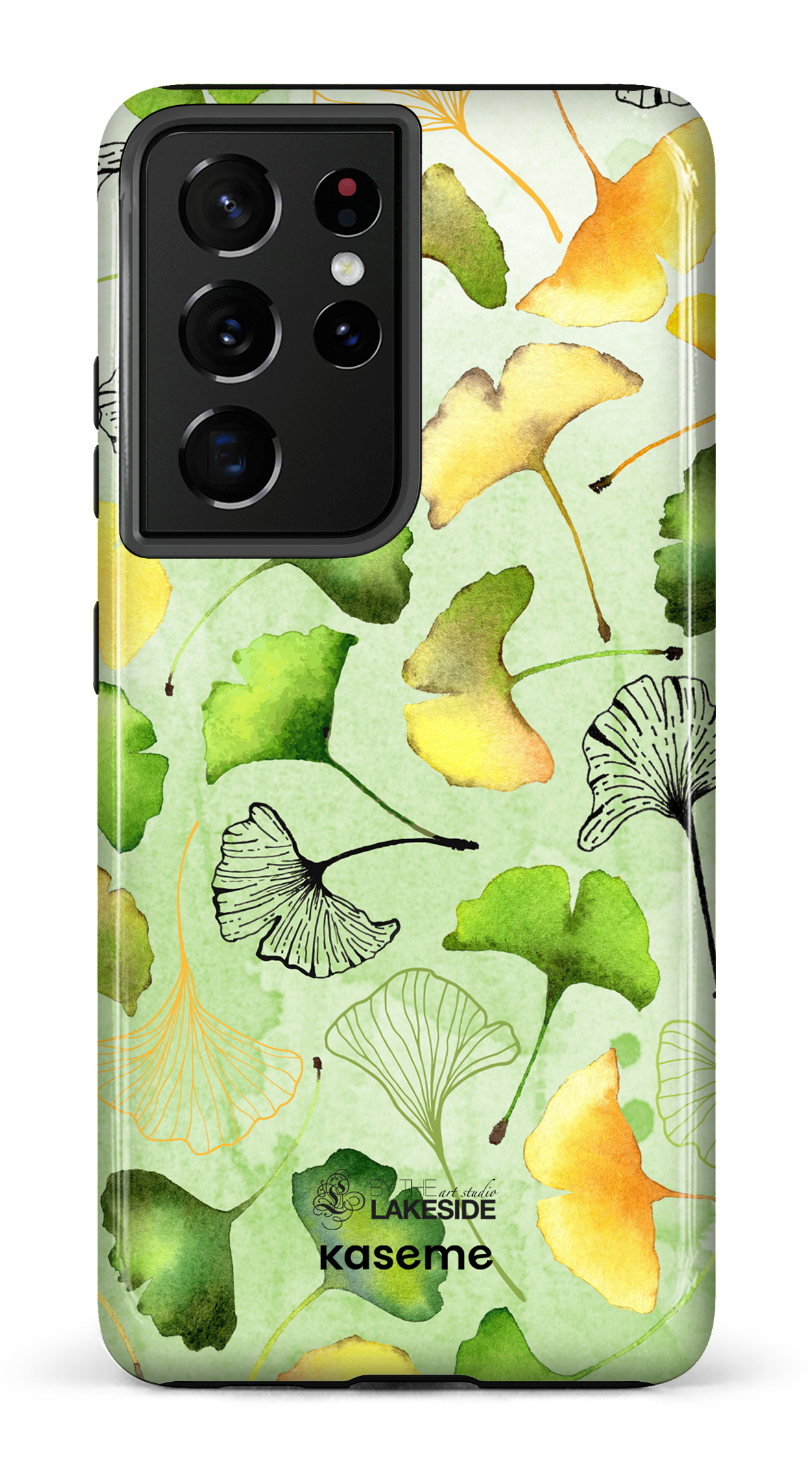 Ginkgo Leaves Green by Pooja Umrani - Galaxy S21 Ultra