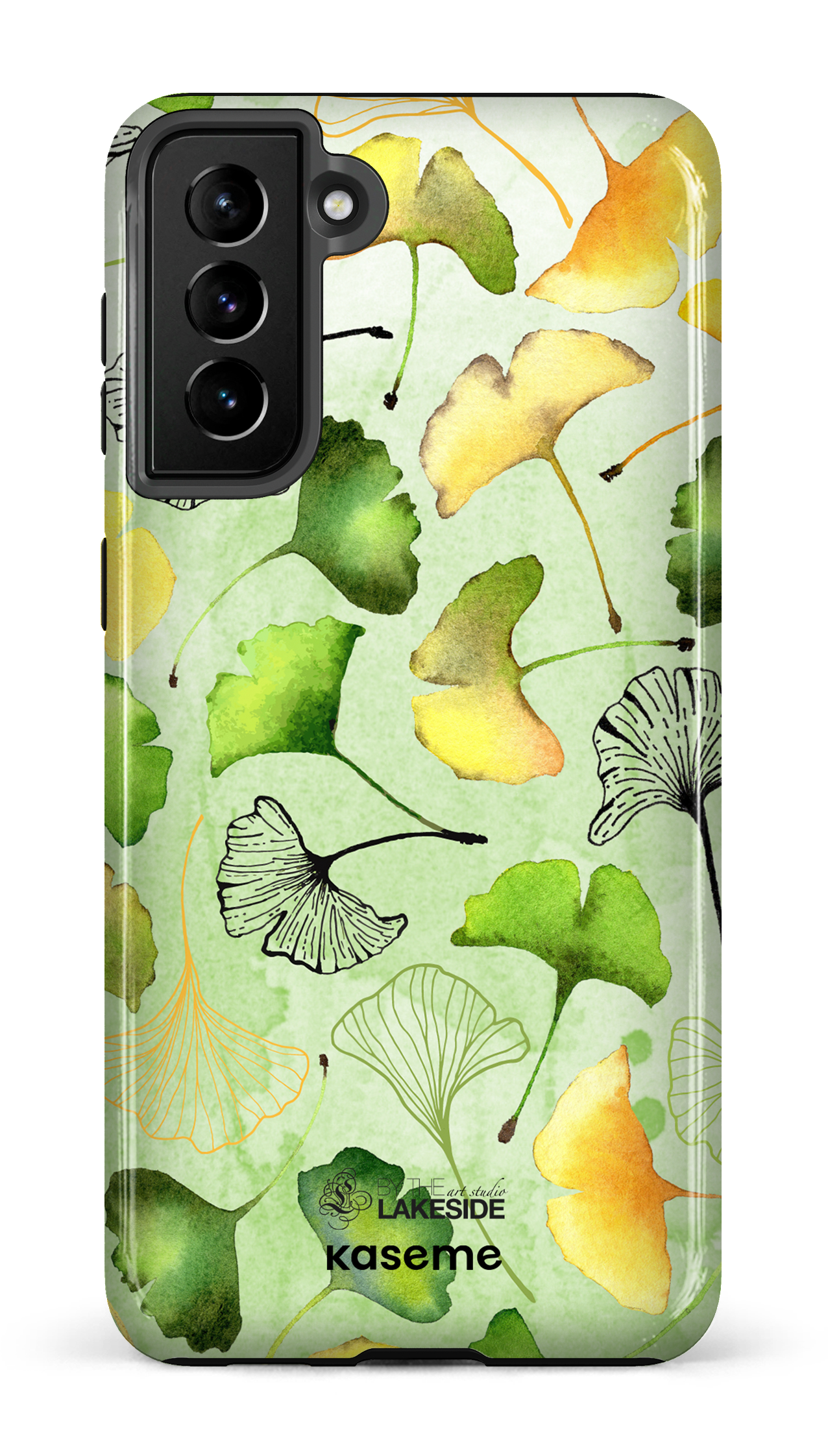 Ginkgo Leaves Green by Pooja Umrani - Galaxy S21 Plus