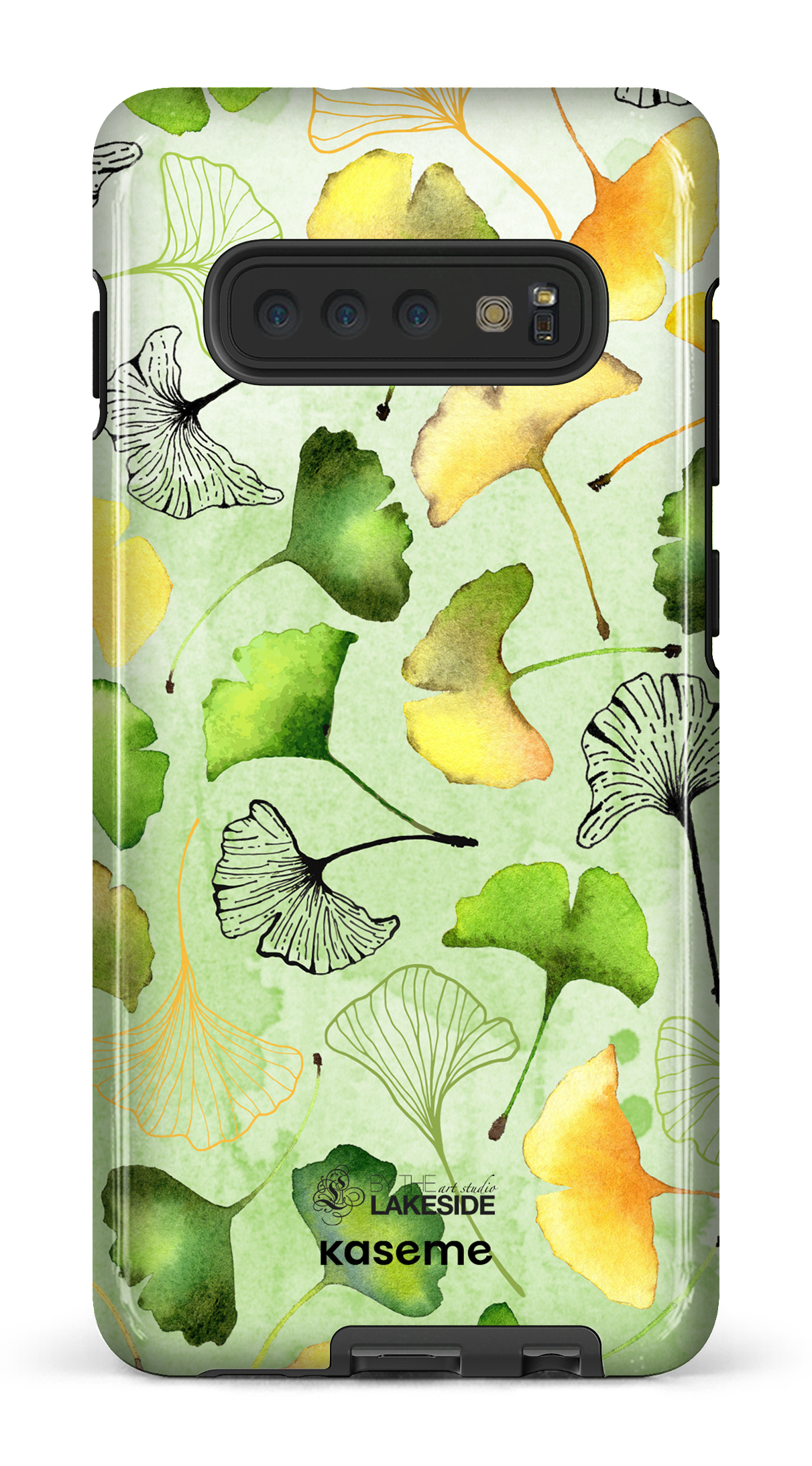 Ginkgo Leaves Green by Pooja Umrani - Galaxy S10 Plus