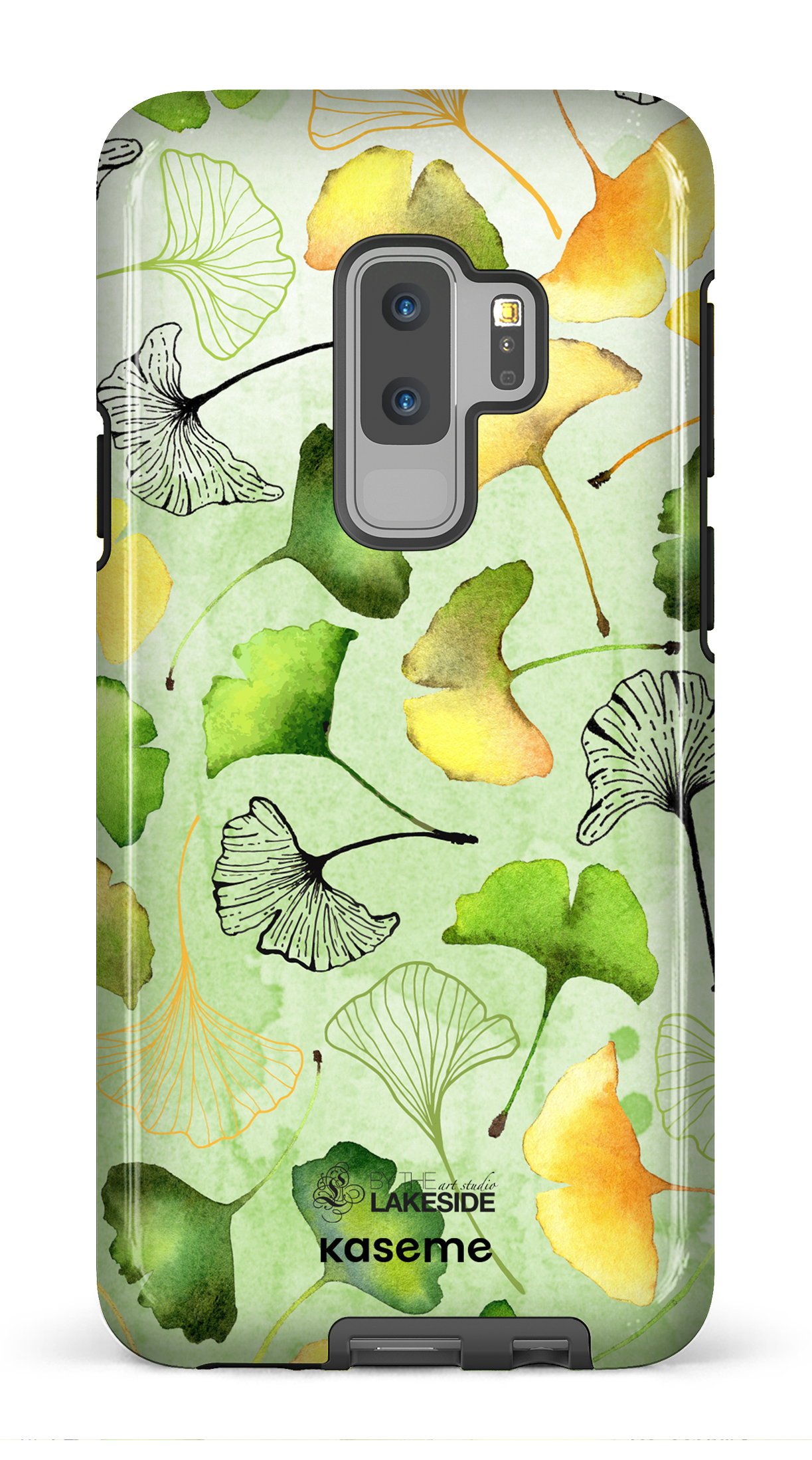 Ginkgo Leaves Green by Pooja Umrani - Galaxy S9 Plus