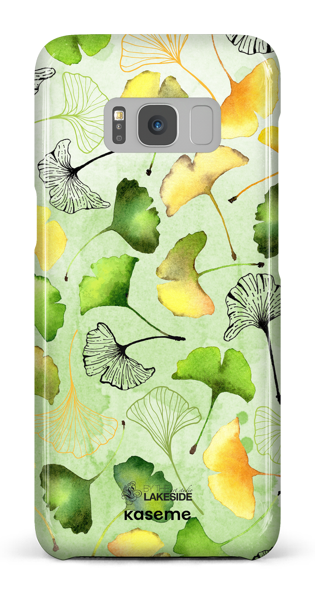 Ginkgo Leaves Green by Pooja Umrani - Galaxy S8