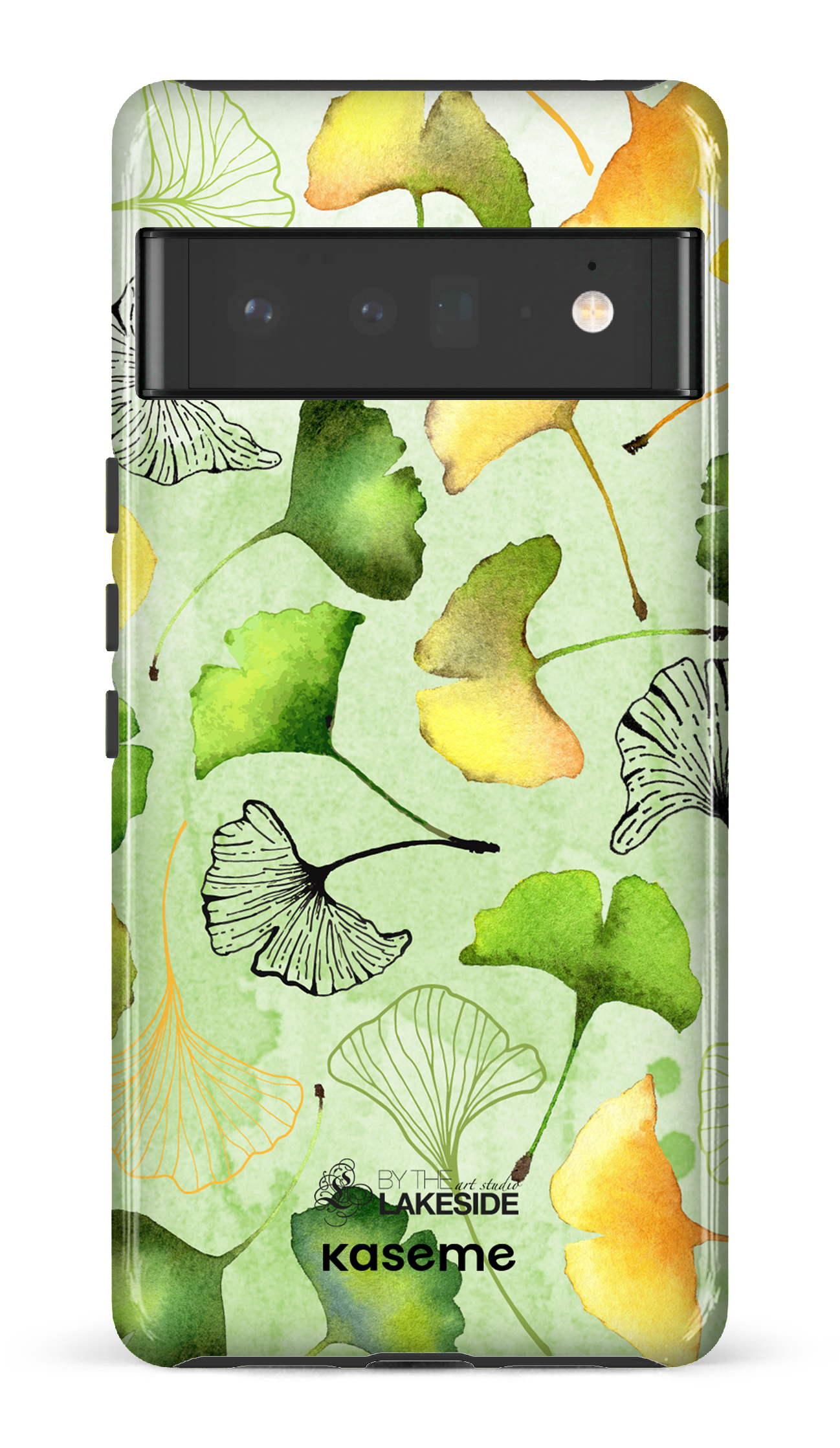 Ginkgo Leaves Green by Pooja Umrani - Google Pixel 6 pro